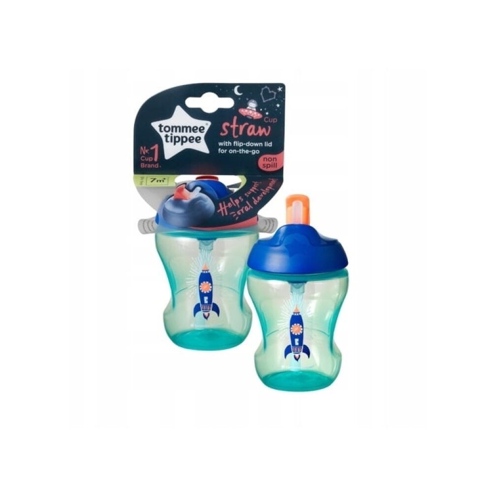 Tommee Tippee Babyflasche 471550 BECHER OHNE DECKEL STROHMANN 230ml 7 +