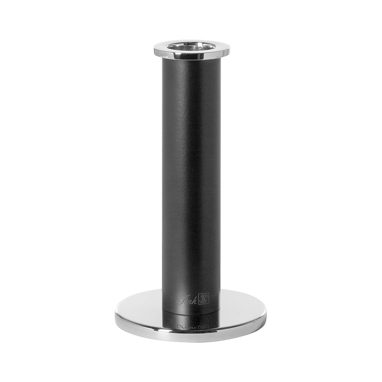 Fink Kerzenleuchter STRATO Leuchter - H. 18cm - schwarz/silber - Aluminium/Edelstahl/Eisen (Kandelaber - Armleuchter), Moderner Kerzenständer Kerzenhalter Lichterhalter Lichtträger Design