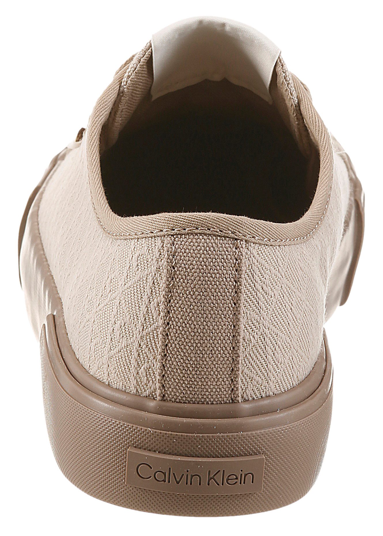 Calvin Klein VULC LOW LACEUP AOP CANVAS Plateausneaker Freizeitschuh, Halbschuh, Schnürer mit Plateau