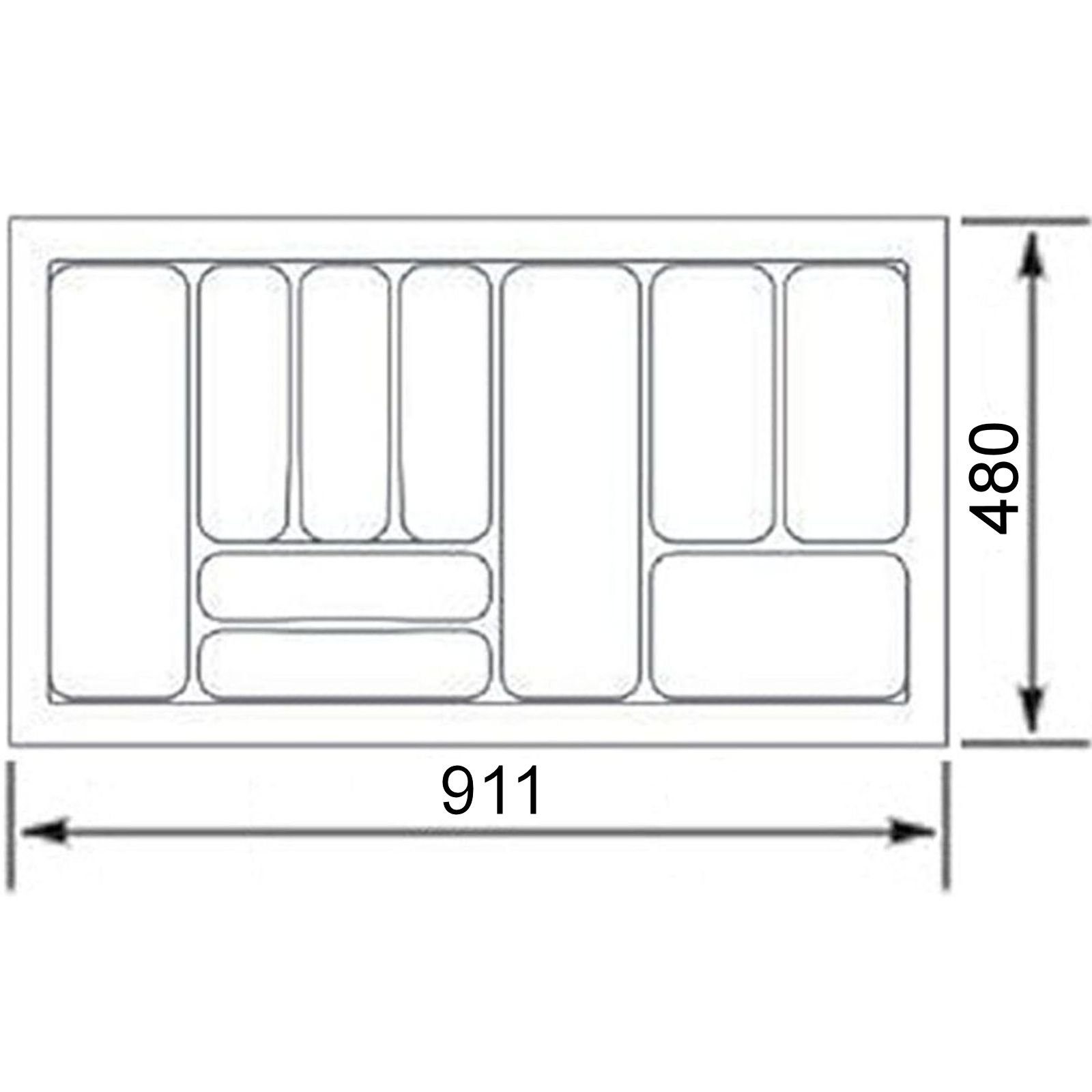SO-TECH® Besteckeinsatz ORGA-BOX VIII Besteckeinsatz Lavagrau perlstruktur, günstig online kaufen