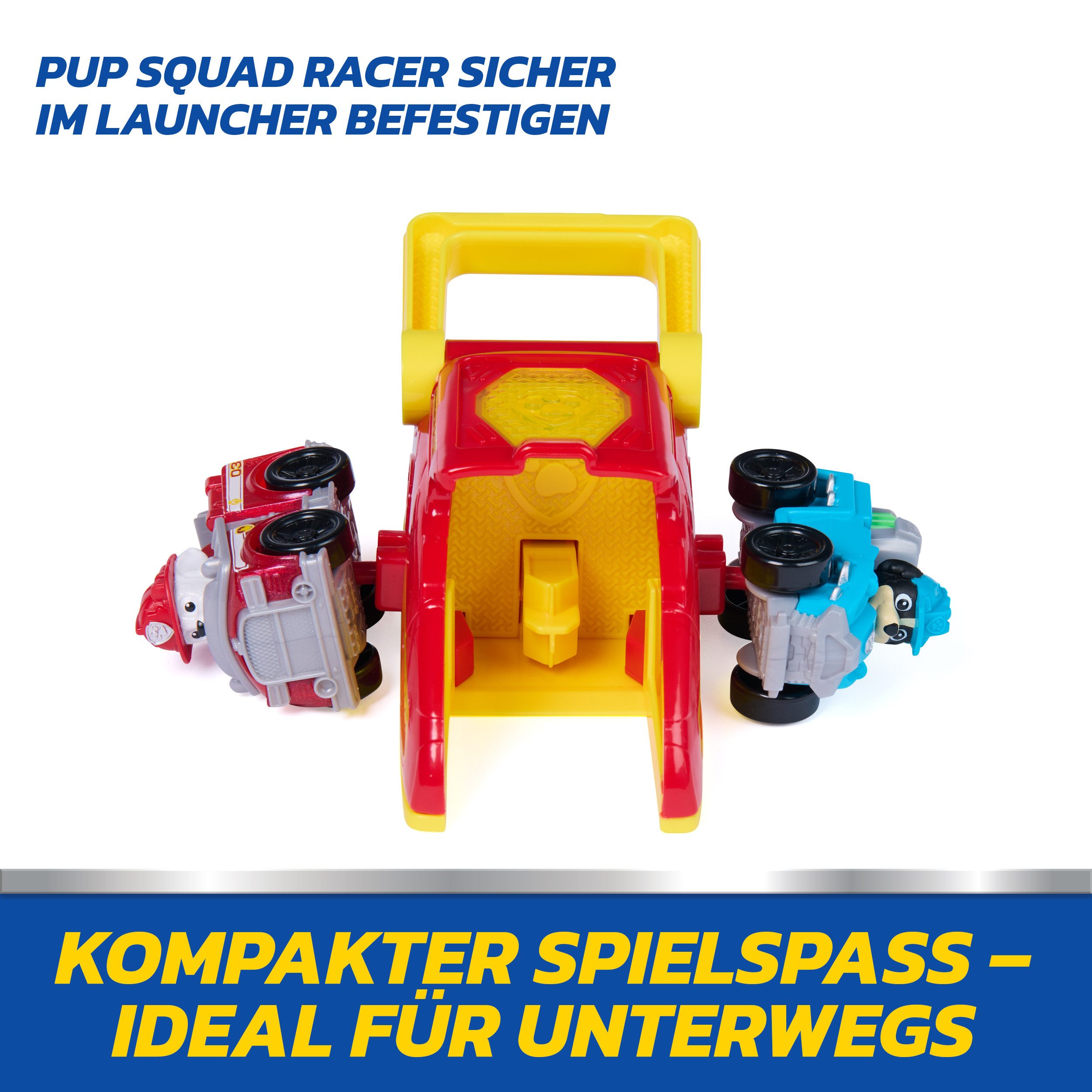 Spin Master Spielzeug-Auto PAW Patrol – Pup Squad Launcher mit Marshall & Rex Fahrzeugen