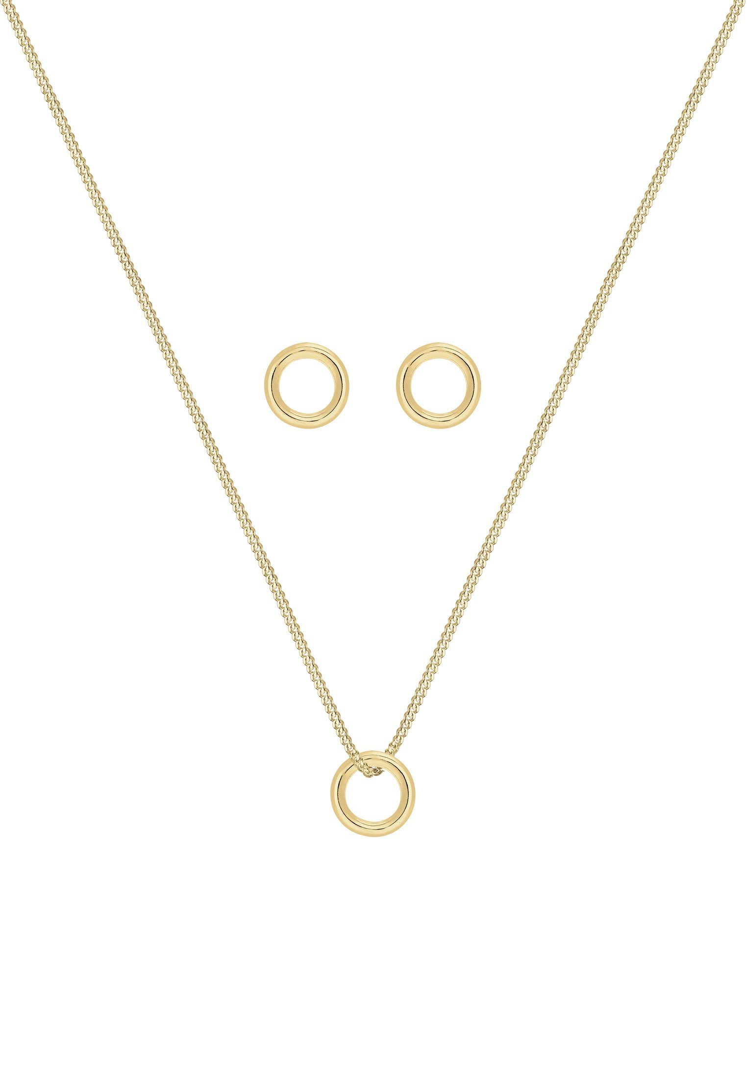 Elli Premium Schmuckset Kreis Rund 375 günstig online kaufen