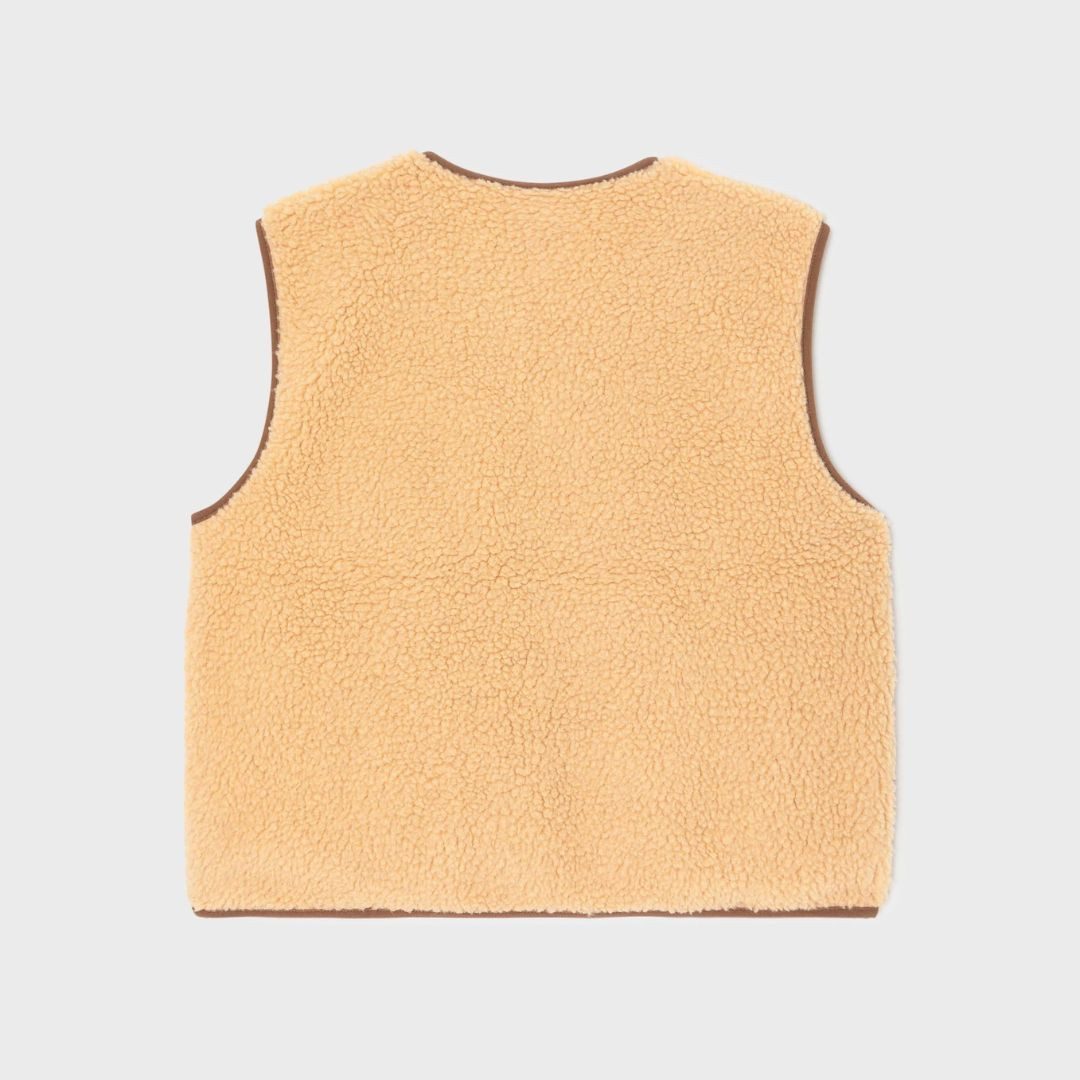 suebidou Fleeceweste Stylishe Sherpa Teddyfell Damen Weste mit Farbakzenten günstig online kaufen