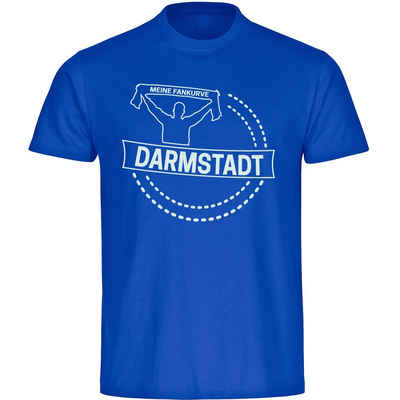 multifanshop T-Shirt Kinder Darmstadt - Meine Fankurve - Boy Girl