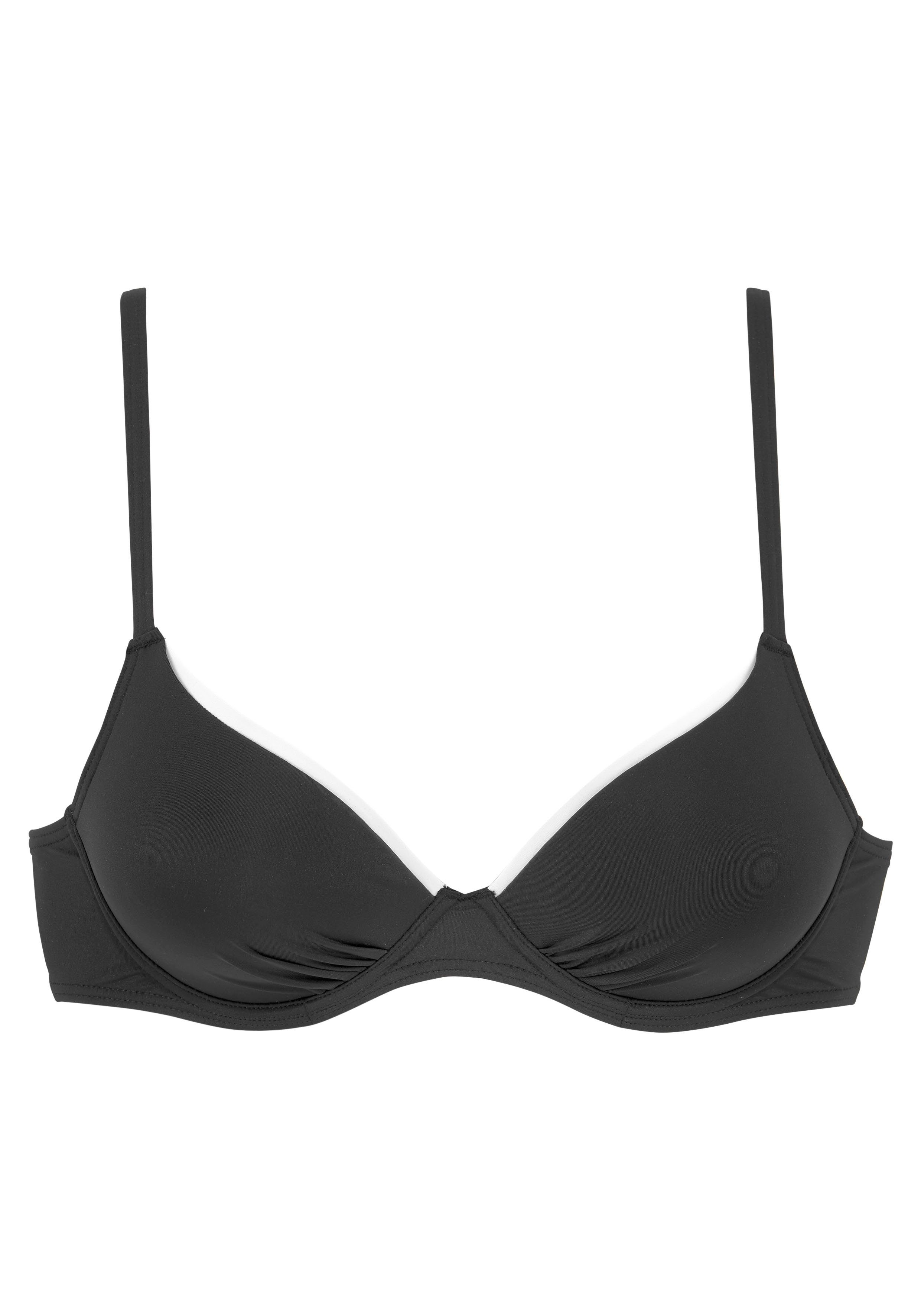 Vivance Bügel-Bikini-Top Lorena, mit kontrastfarbenem Piping