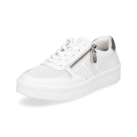 Remonte Remonte Damen Leder Sneaker weiß silber Sneaker