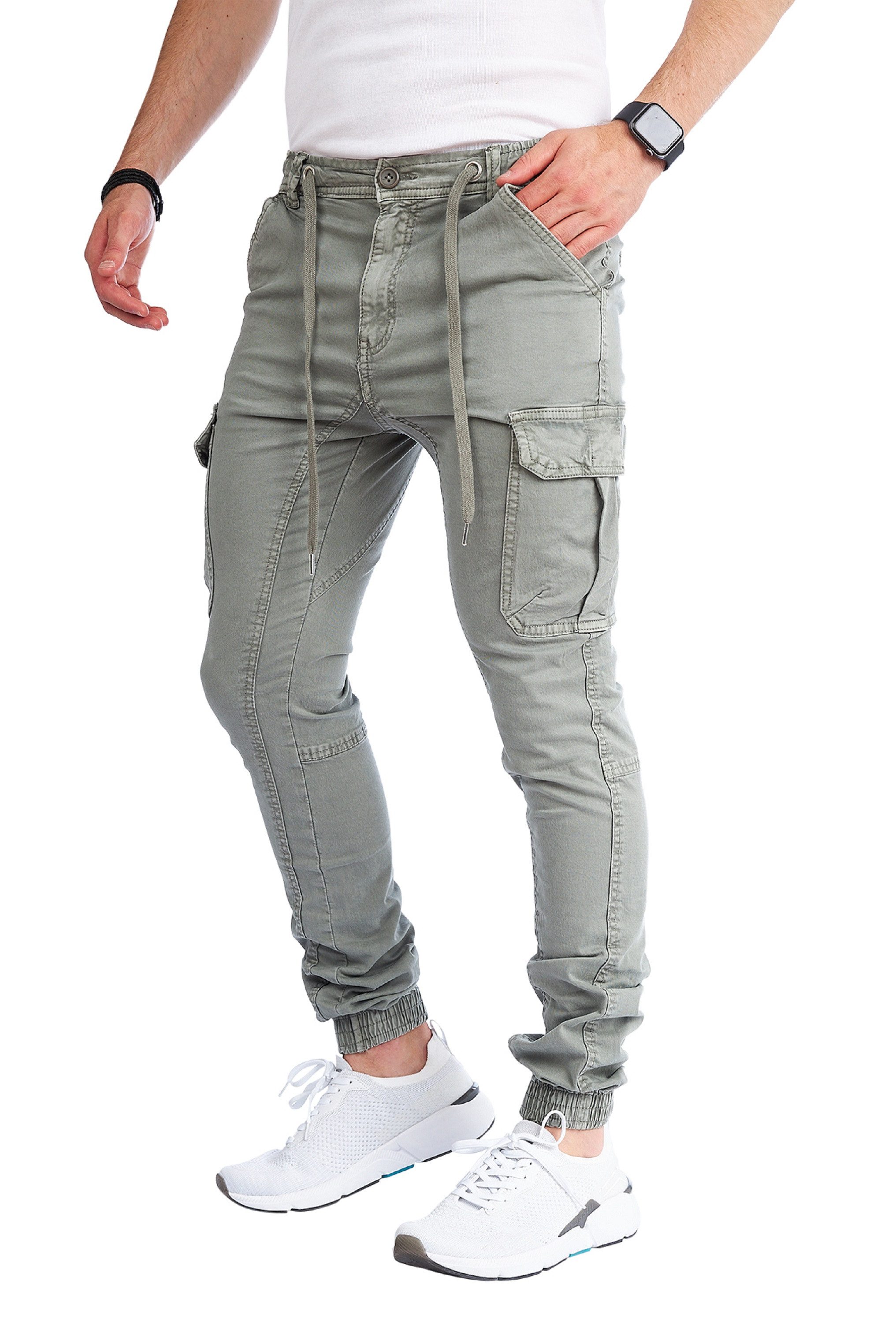 Styleko Cargohose Slim fit Cargohose Herren günstig online kaufen