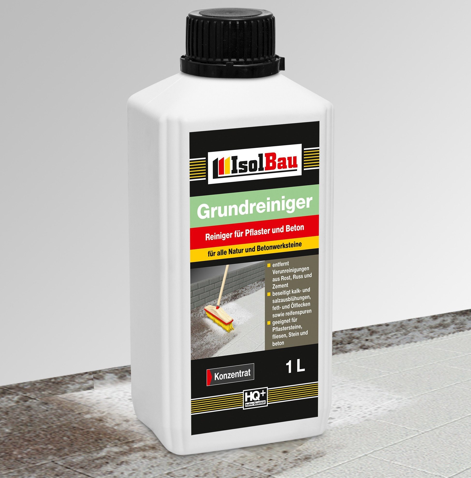 None Spezial GRUNDREINIGER 1 L Pflegefilm Pflaster Spezialwaschmittel Grundreiniger (Granit, Schiefer, keramische Fliesen sowie für PVC- und Gummibeläge)