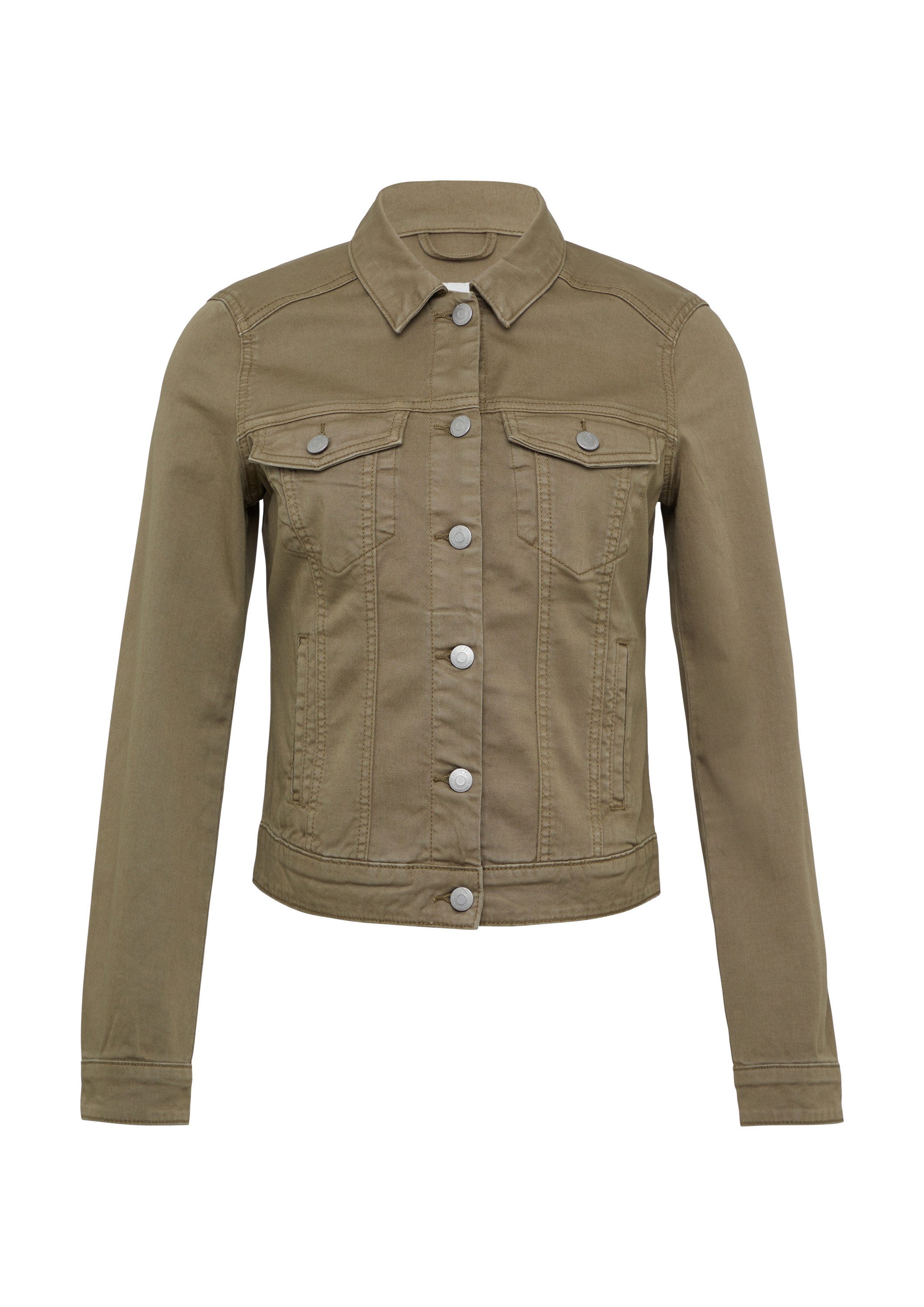 QS Funktionsjacke Indoor-Jacke Jeansjacke im Slim Fit günstig online kaufen