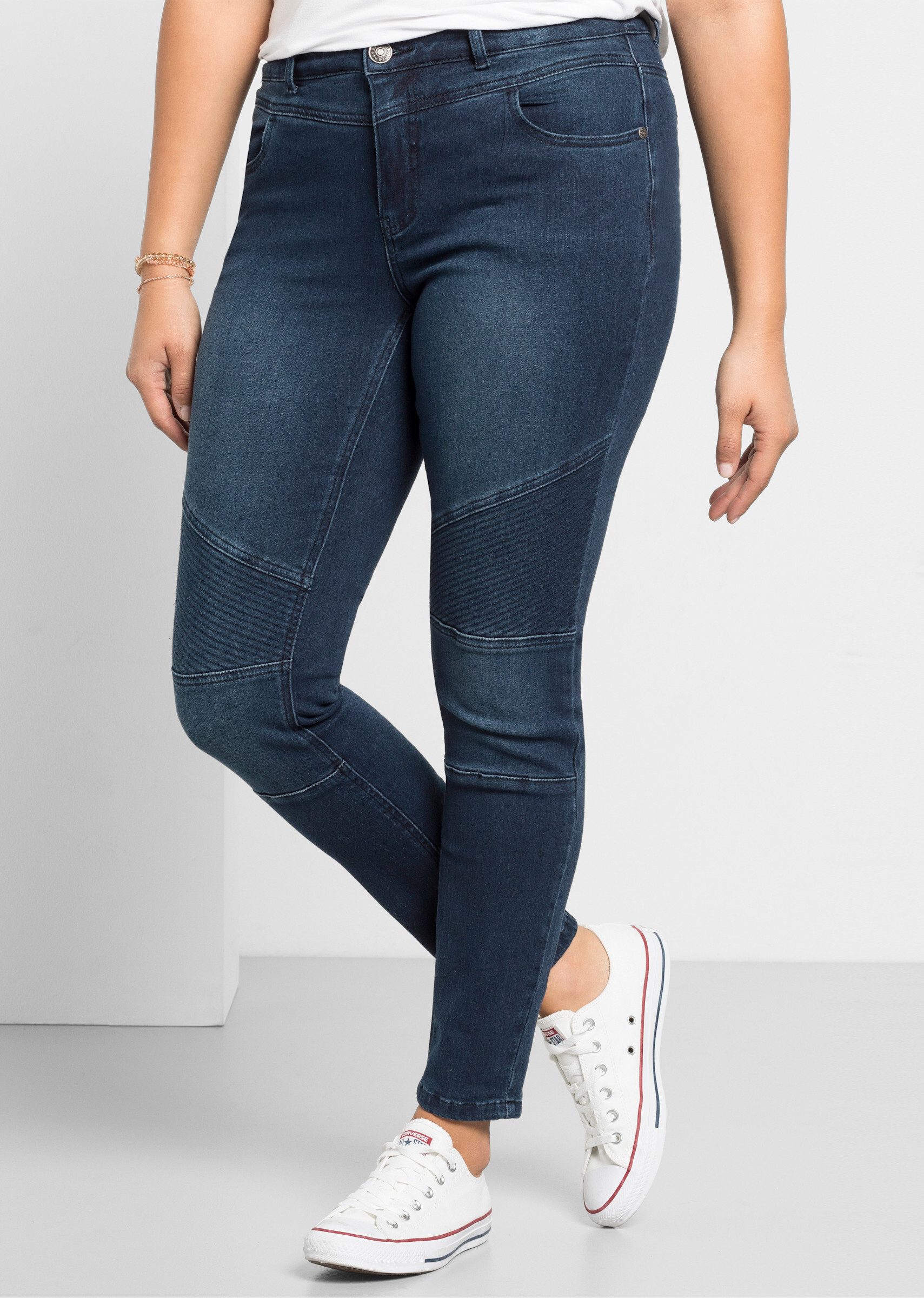 Sheego Bequeme Jeans Stretch-Jeans Power-Stretch-Qualität – Bild 5 von 5