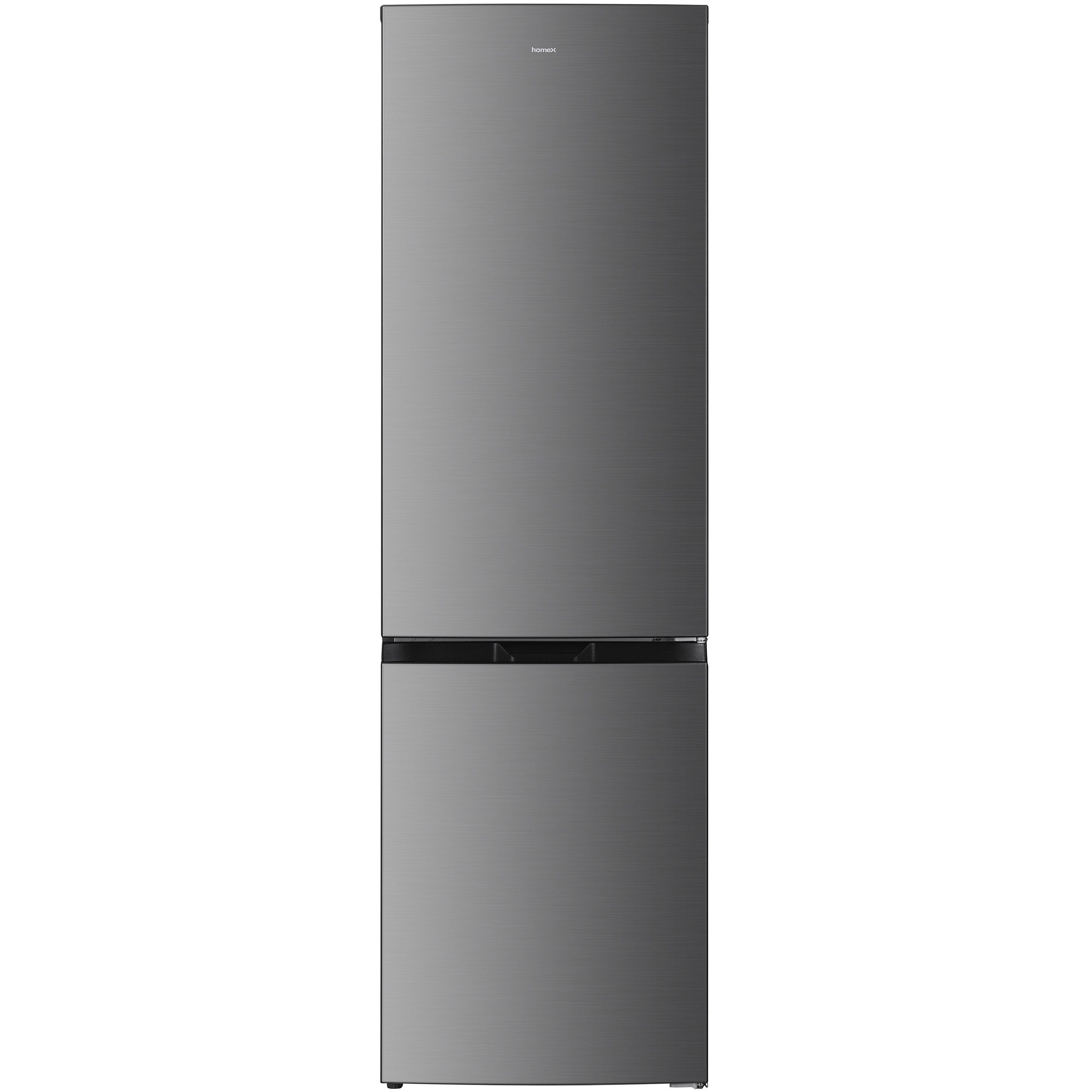 homeX Kühl-/Gefrierkombination CFSN2531C-S, 181 cm hoch, 54.5 cm breit, No Frost, 253 Liter, Kühlschrank mit Gefrierfach, freistehend, groß