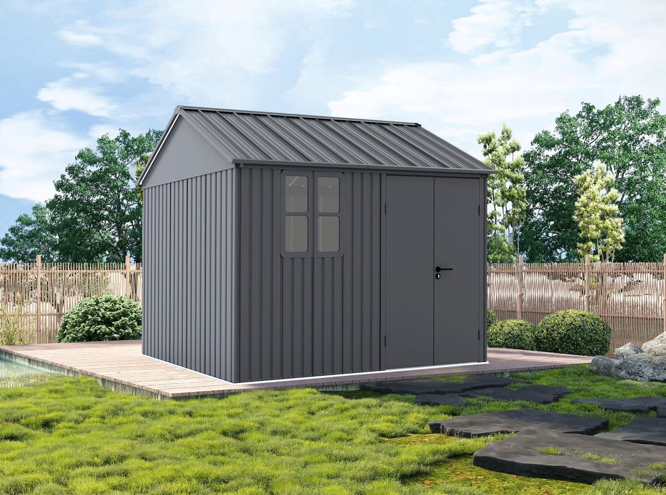 Tepro Gerätehaus Tepro Gerätehaus Aluminium Garden Shed 291 x 231