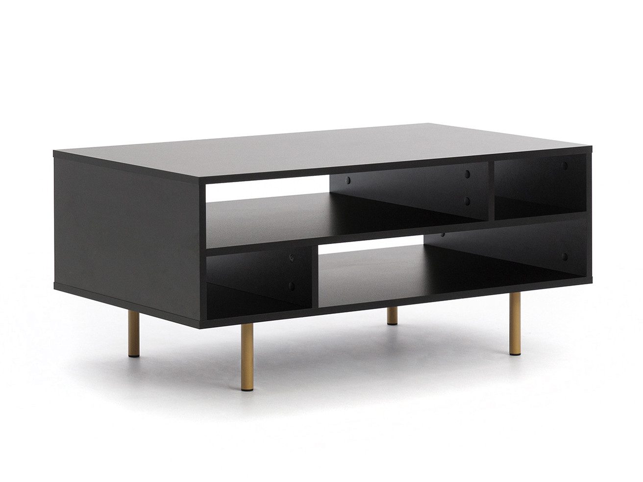 Beautysofa Couchtisch NOVELLO mit Metallfüßen, Breite 100 cm