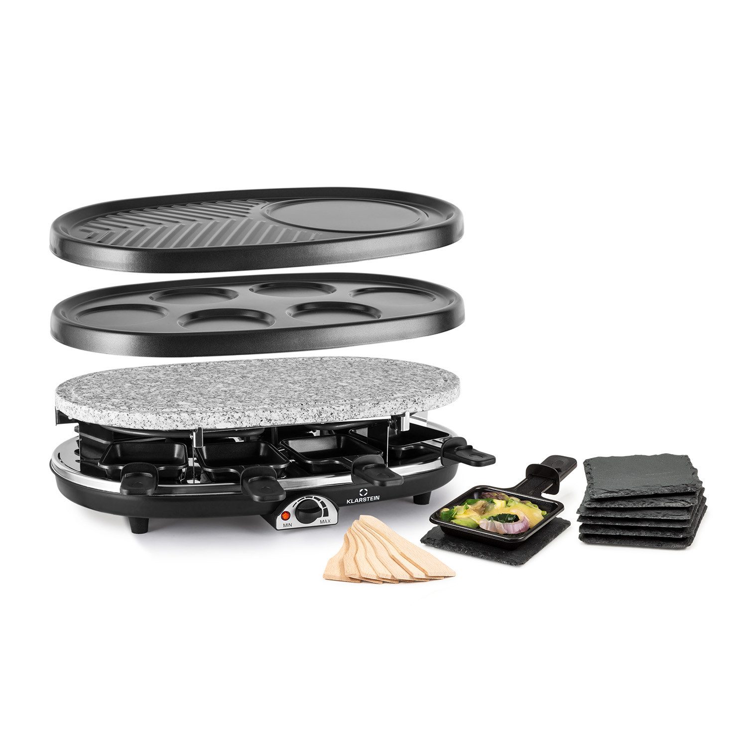 Klarstein Raclette und Fondue-Set All-U-Can-Grill