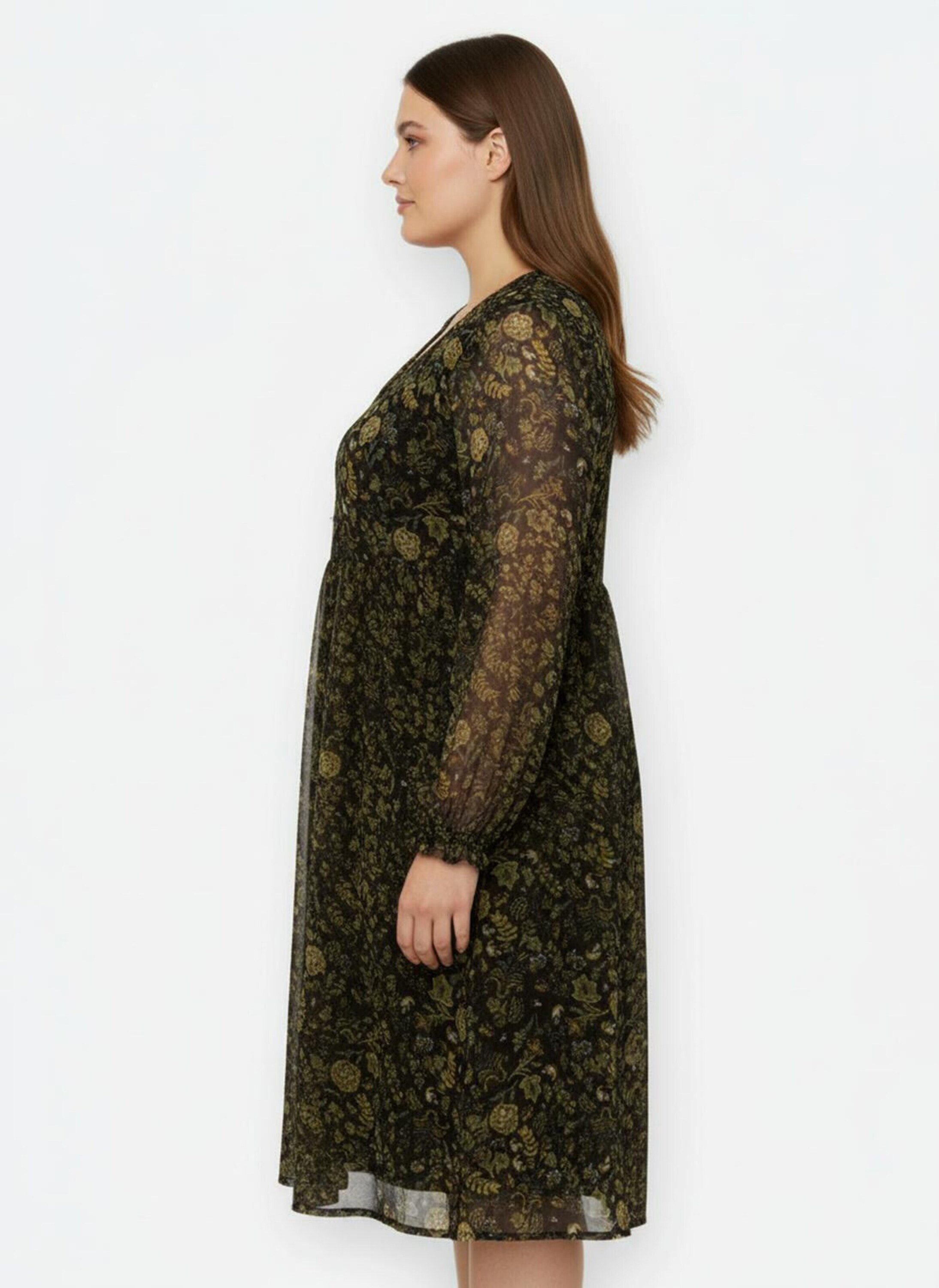 Sieh an! Etuikleid Kleid Langarm