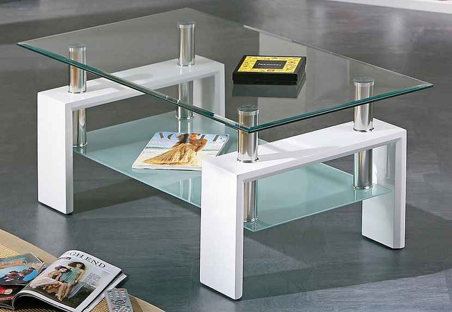 CONCEPT GMBH Paroli Couchtisch, mit Ablageboden