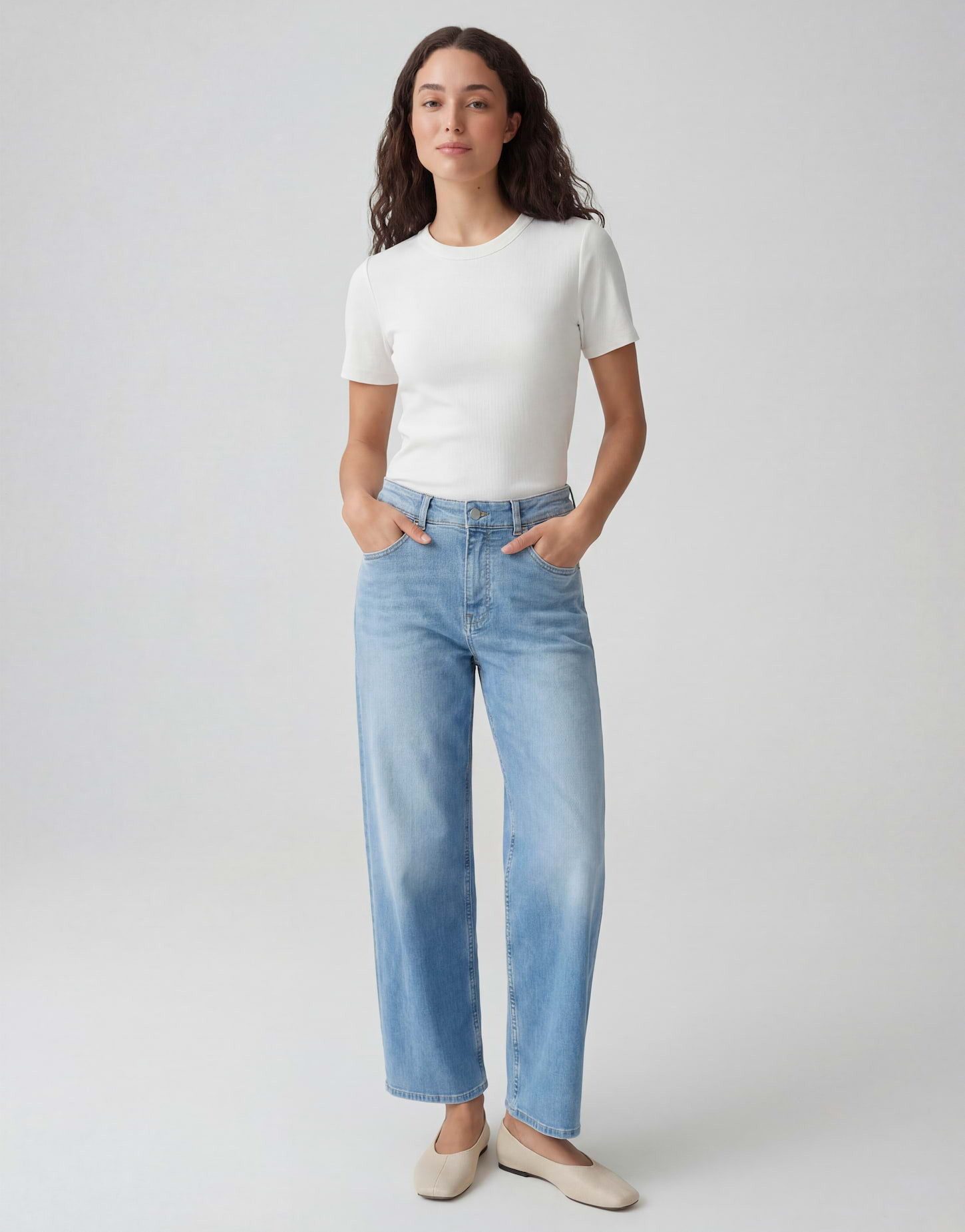 OPUS PANTS Relax-fit-Jeans MARI IVY aus aus Dry Indigo® Mid Rise Vielseitiger Klassiker mit elastischem Komfort