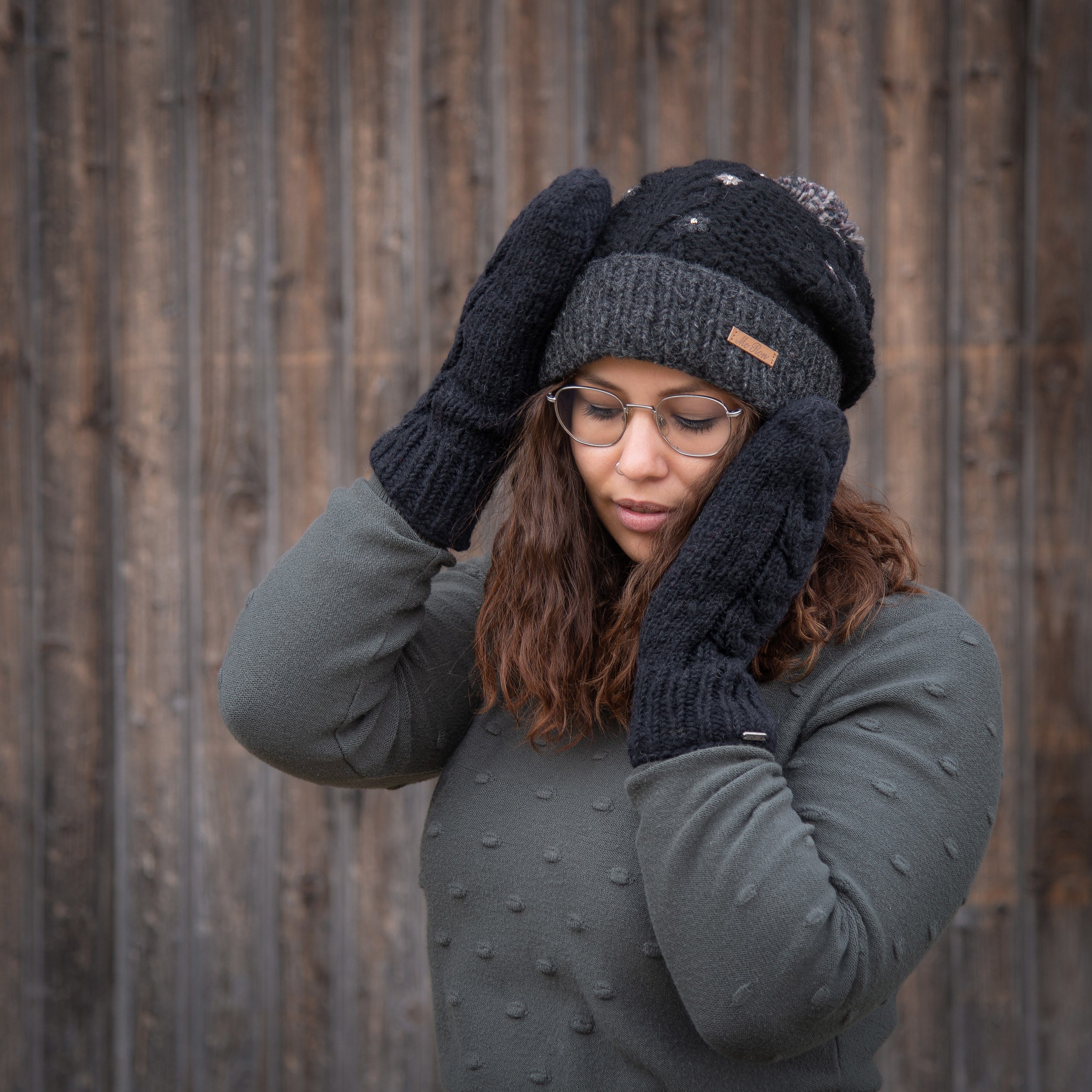 McRon Strickmütze Wollmütze mit Bommel "Modell günstig online kaufen
