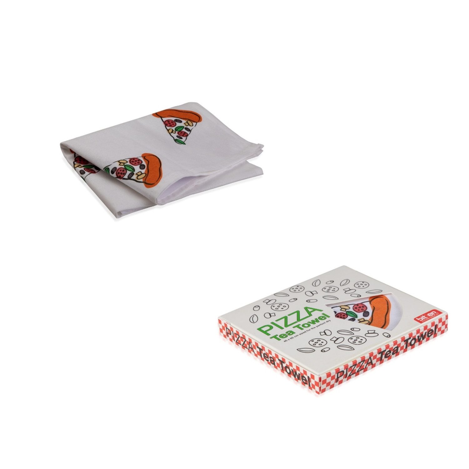 bitten Geschirrtuch Pizza Geschirrtuch