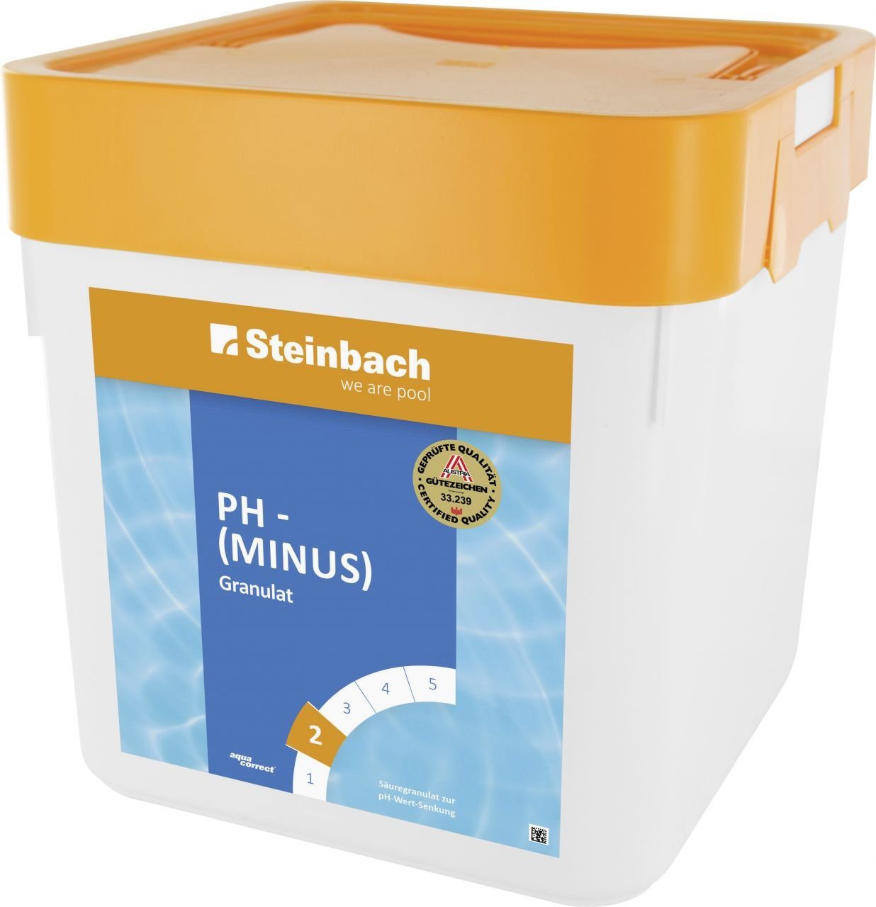 Steinbach PH Minus Granulat 7,5 Kg – Senkt Den PH-Wert Im Poolwasser | Aquacorrect