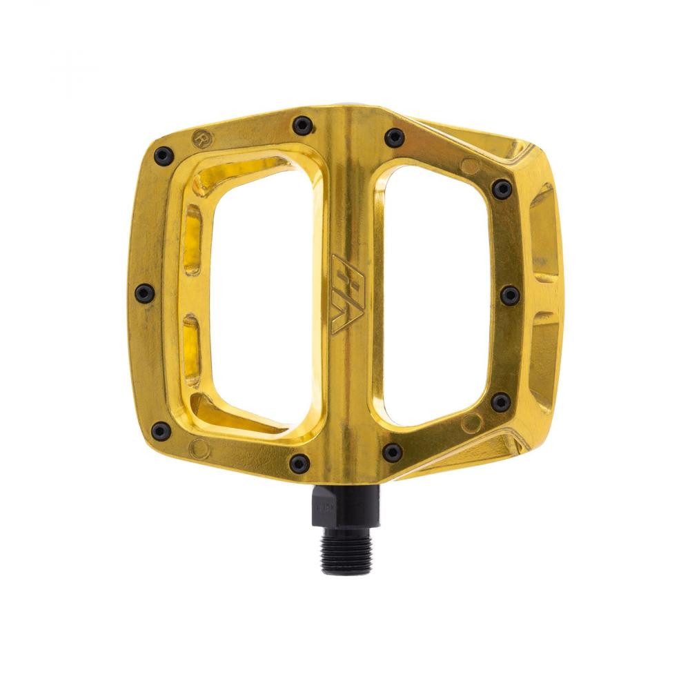 DMR Plattformpedale DMR V8 Plattform-Pedal Fools Gold 1 Paar