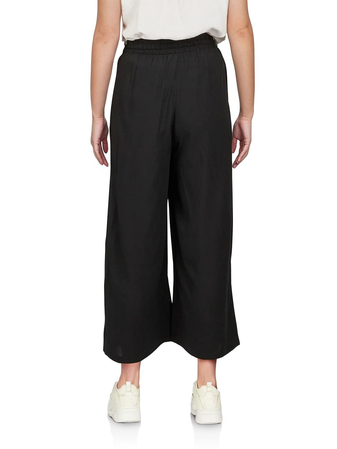 DENIMFY Chinohose Damen Palazzo Hose DFKate 2er Pack Loose Fit (Vorteilspack) Sommerhose mit Taschen