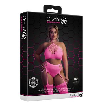 Ouch Strumpfhose Ouch! by Shots - Two Piece with Crop Top and Stock
