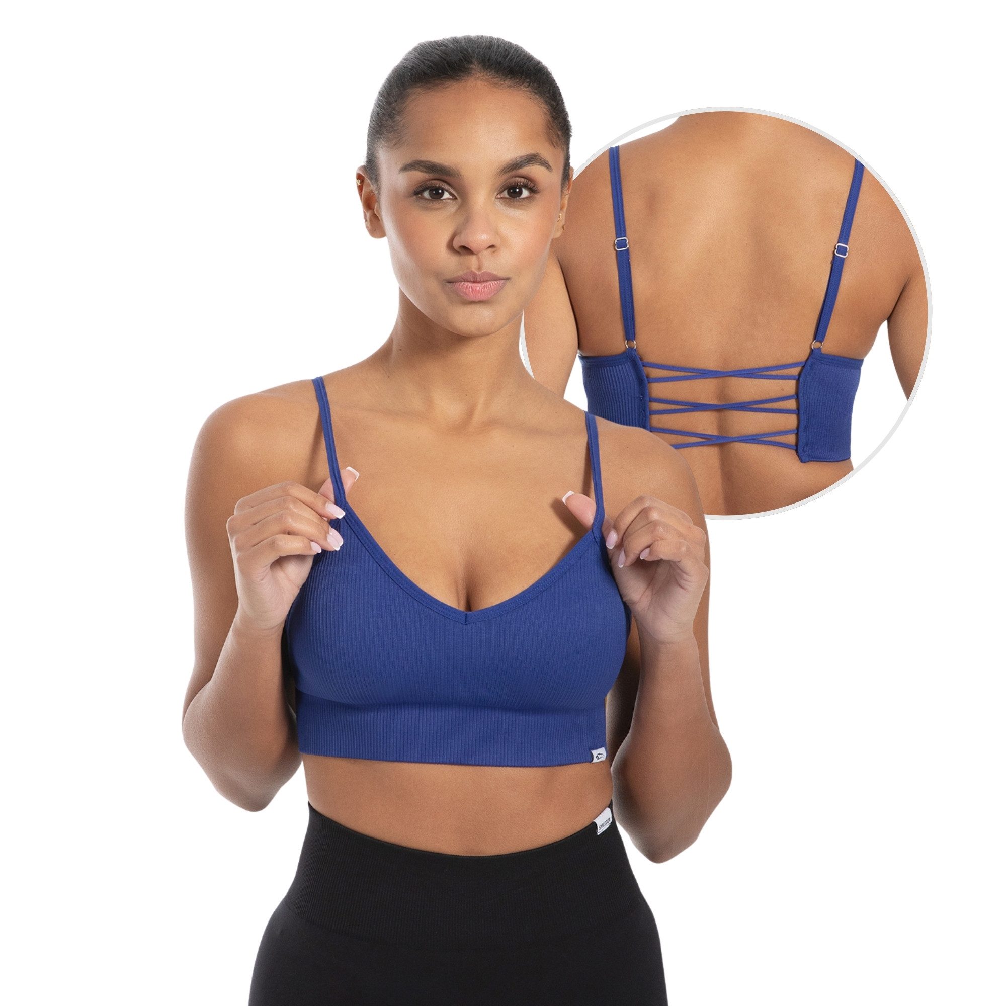 Sport-BH Alma, Shaped Fit Yoga Bra, mit herausnehmbaren Cups