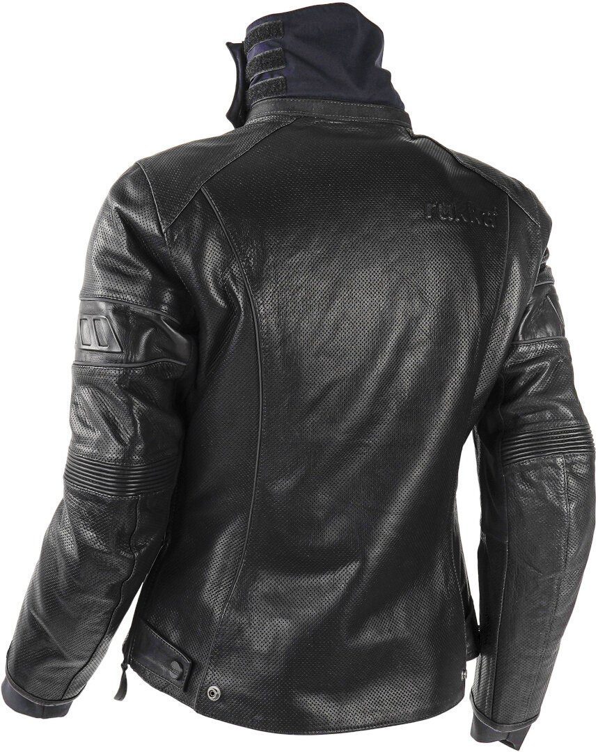 Rukka Motorradjacke Aramissy Damen Motorrad Lederjacke 3-Lagen-Laminat,Rückenprotektor enthalten,herausnehmbares Innenfu