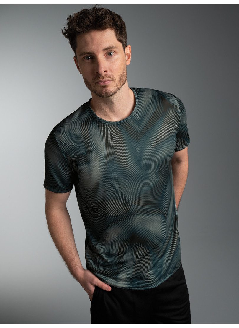 Trigema T-Shirt TRIGEMA COOLMAX® Sport T-Shirt (1-tlg)