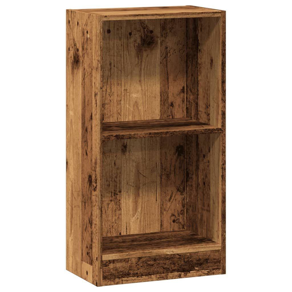 vidaXL Bücherregal Bücherregal Altholz-Optik 40x24x76 cm Holzwerkstoff, 1-tlg.