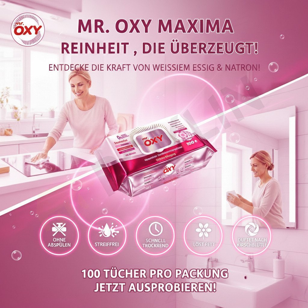 Roxlin Allzweck Reinigungstücher Streifenfrei, Fettlösend, Schnell Trocknend Reinigungstuch (Vliesstoff, 6-tlg) – Bild 4 von 4