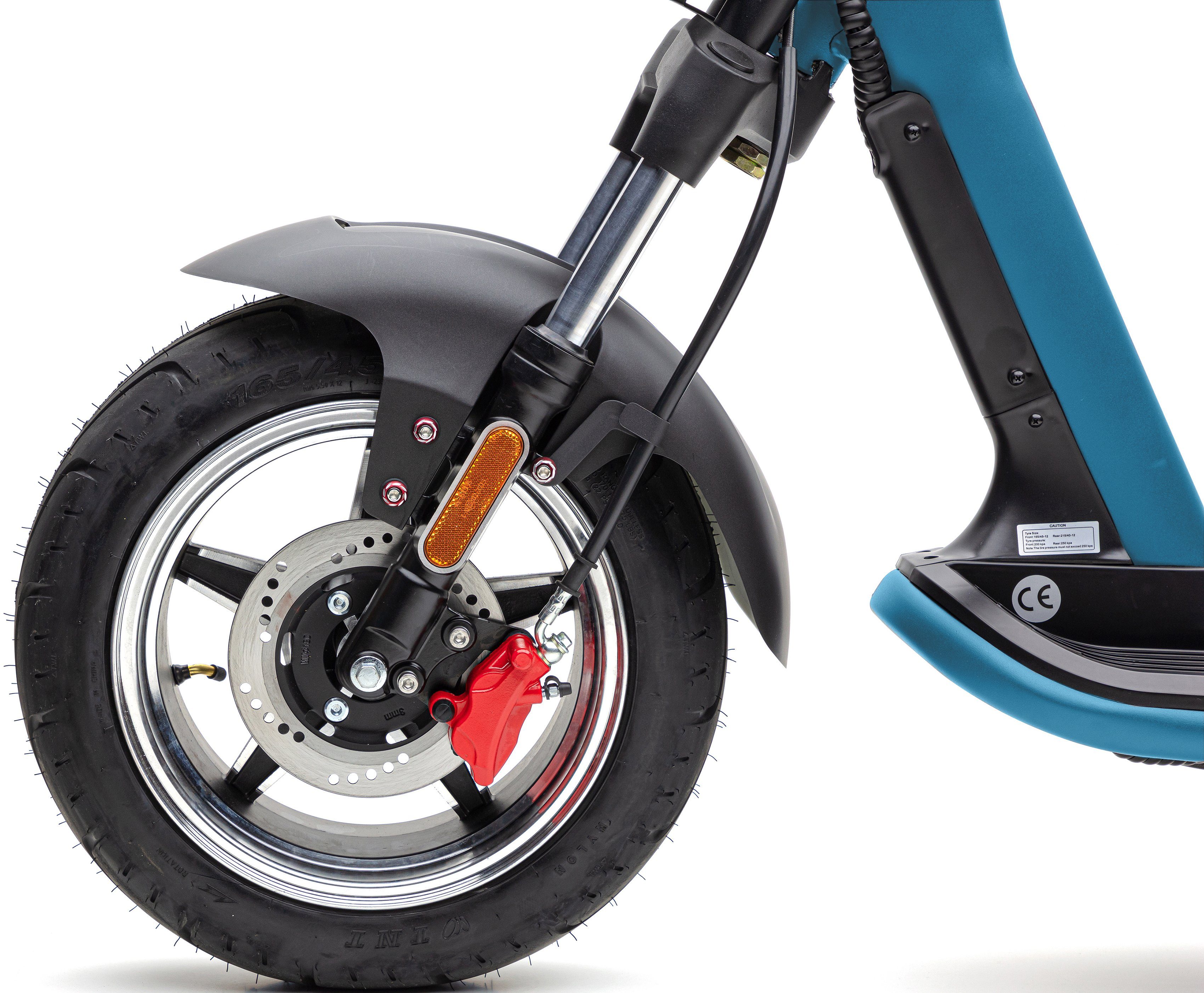 ECONELO E-Motorroller 45 W, Lenkrad km/h, 2, höhenverstellbar blau CHOPPER PXD 3000