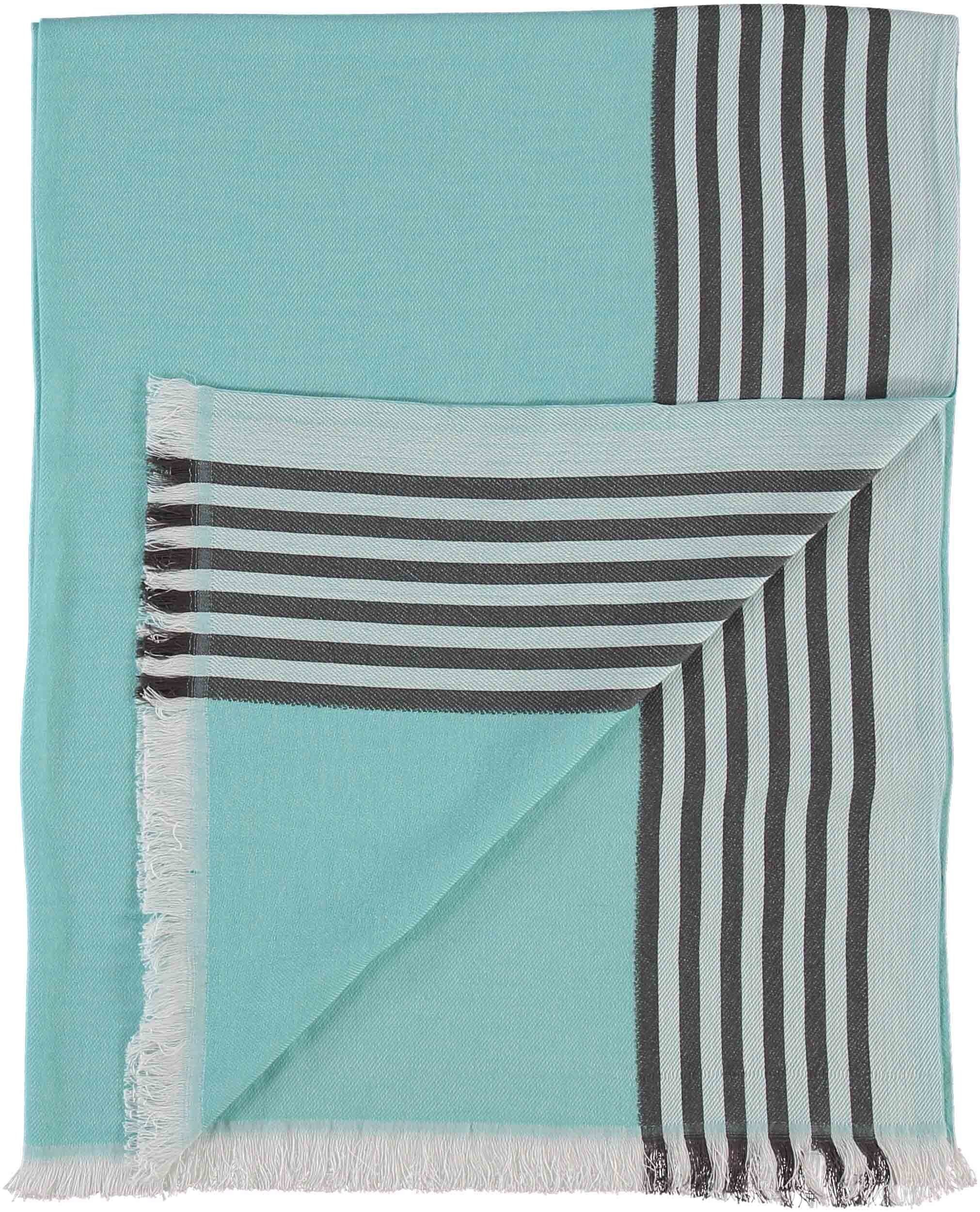 turquoise Modetuch (1-St) light Fraas Tuch, Baumwolle