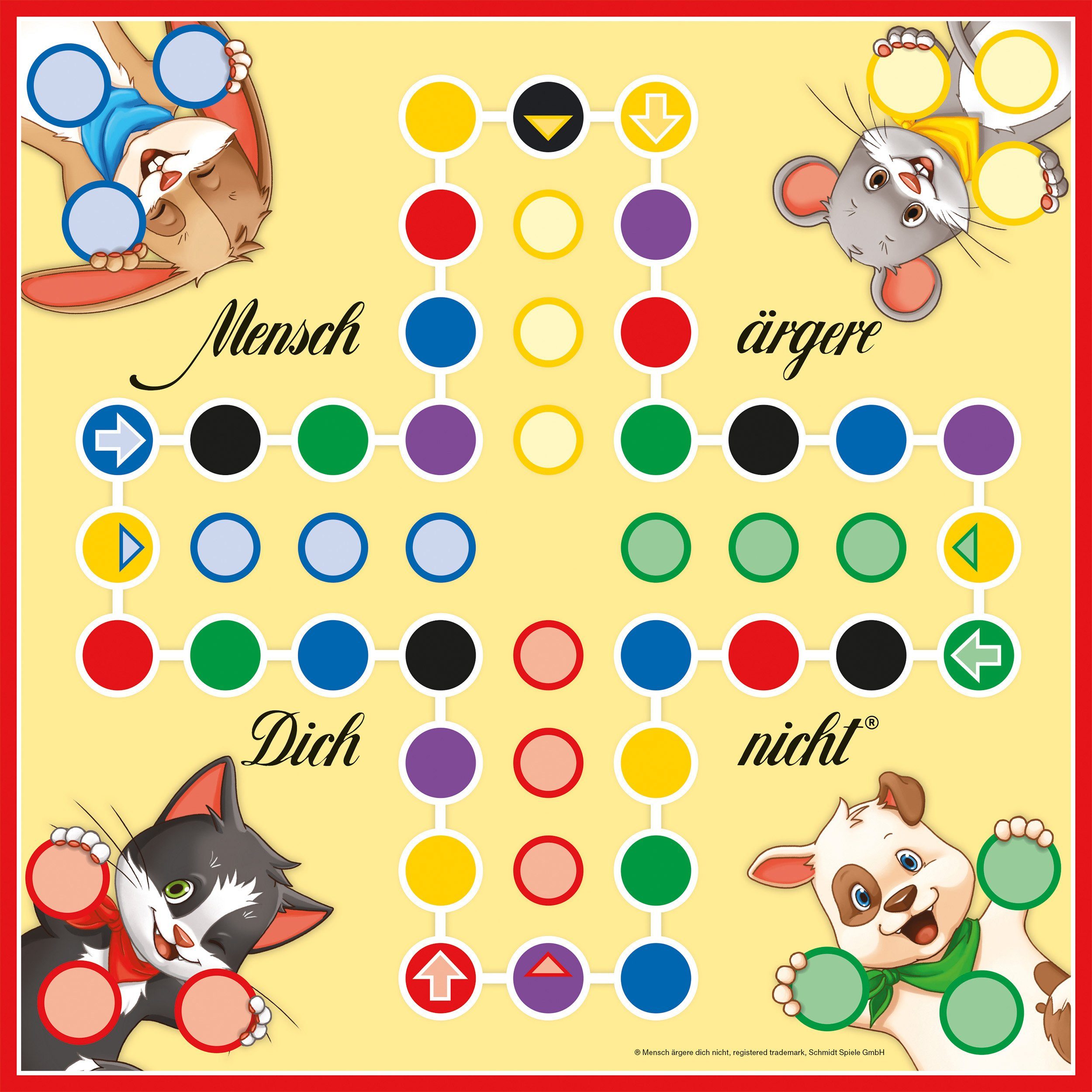 Schmidt Spiele Spielesammlung Meine 6 ersten Spiele, im Metallkoffer