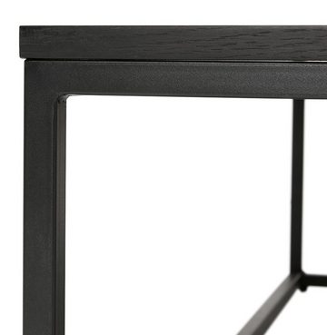 KADIMA DESIGN Beistelltisch IDUNA Couchtisch Holz Schwarz (black) 110 x