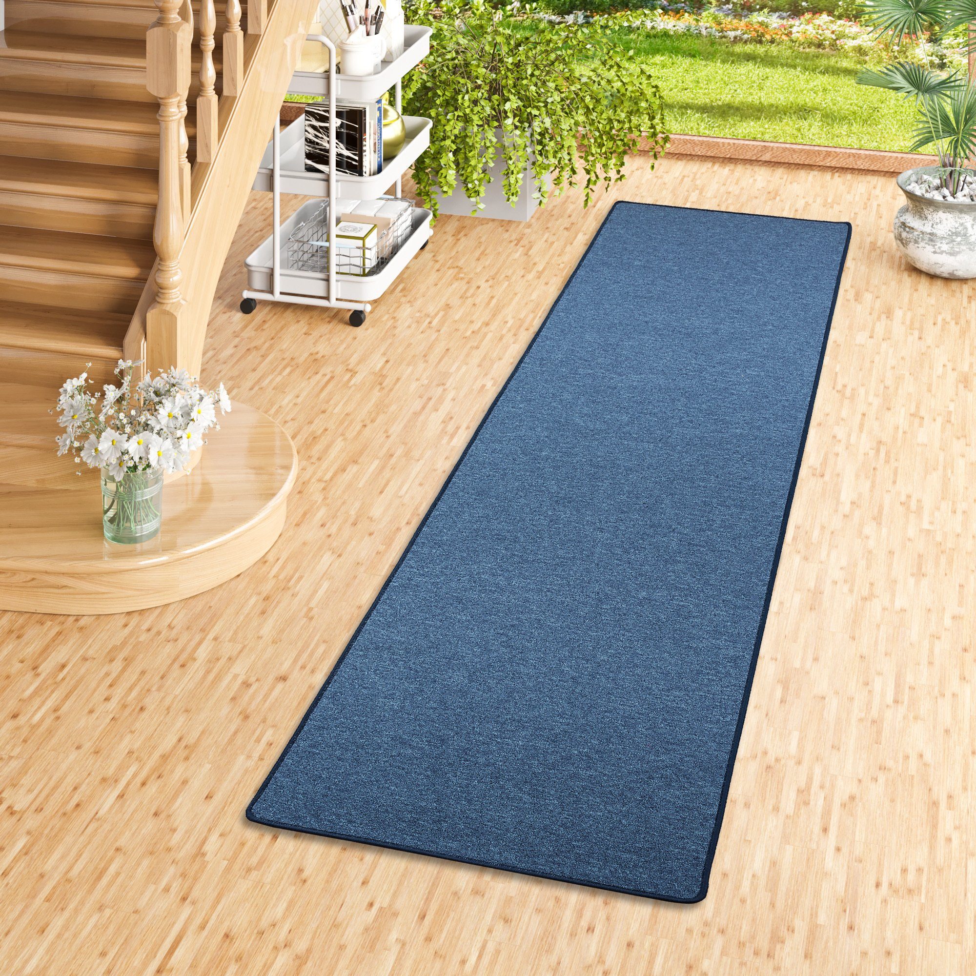Snapstyle Veloursteppich Feinschlingen Velour Läufer Teppich günstig online kaufen