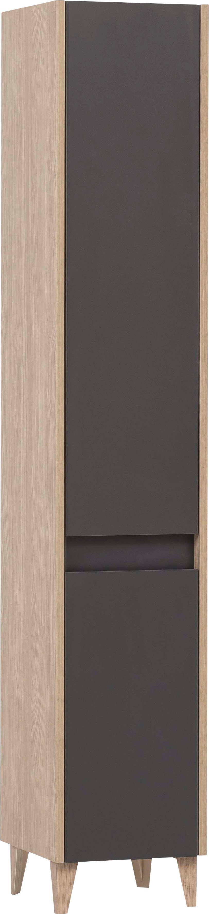 Hochschrank 30,2 cm Breite hellfb./anthrazit eiche Schildmeyer eiche Elba hellfb./anthrazit |