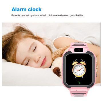 Gontence Uhr GPS Kinder Smartwatch Telefon - Touchscreen Kinder Smartwatch Smartwatch, 1-tlg.