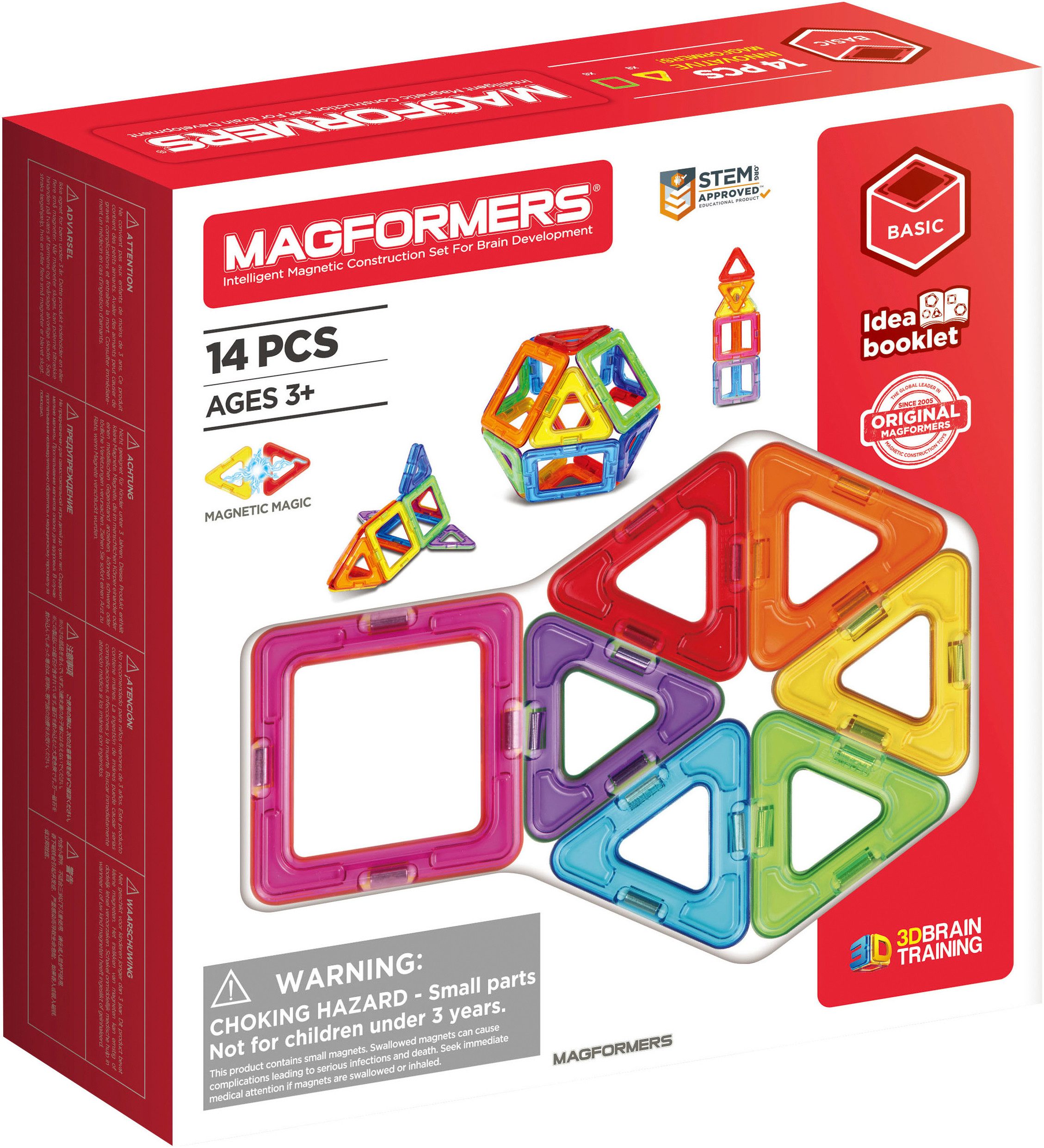 MAGFORMERS Magformers Basic 14 Teile Magnetspielbausteine, (14 St)