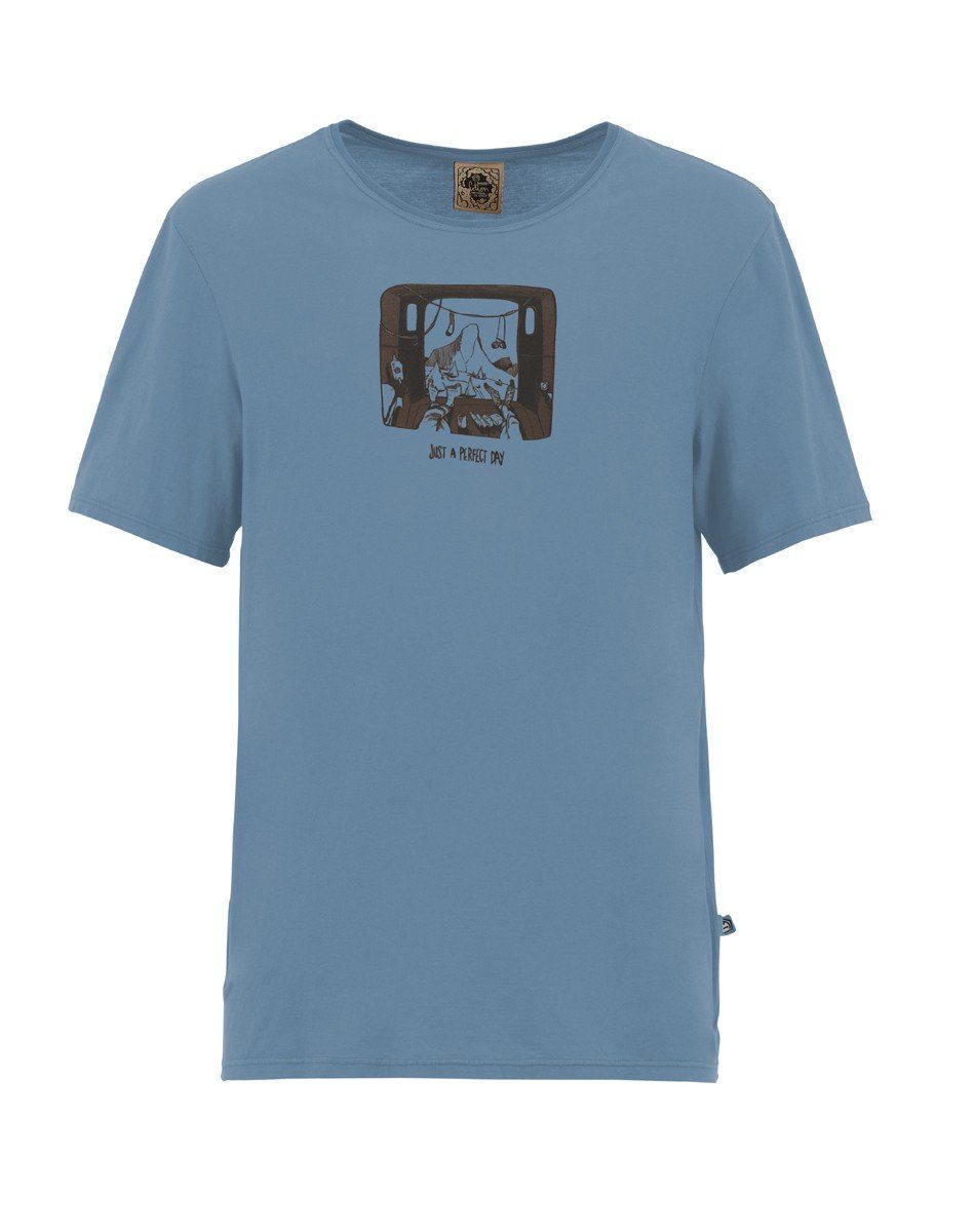 blue E9 T-Shirt Van powder