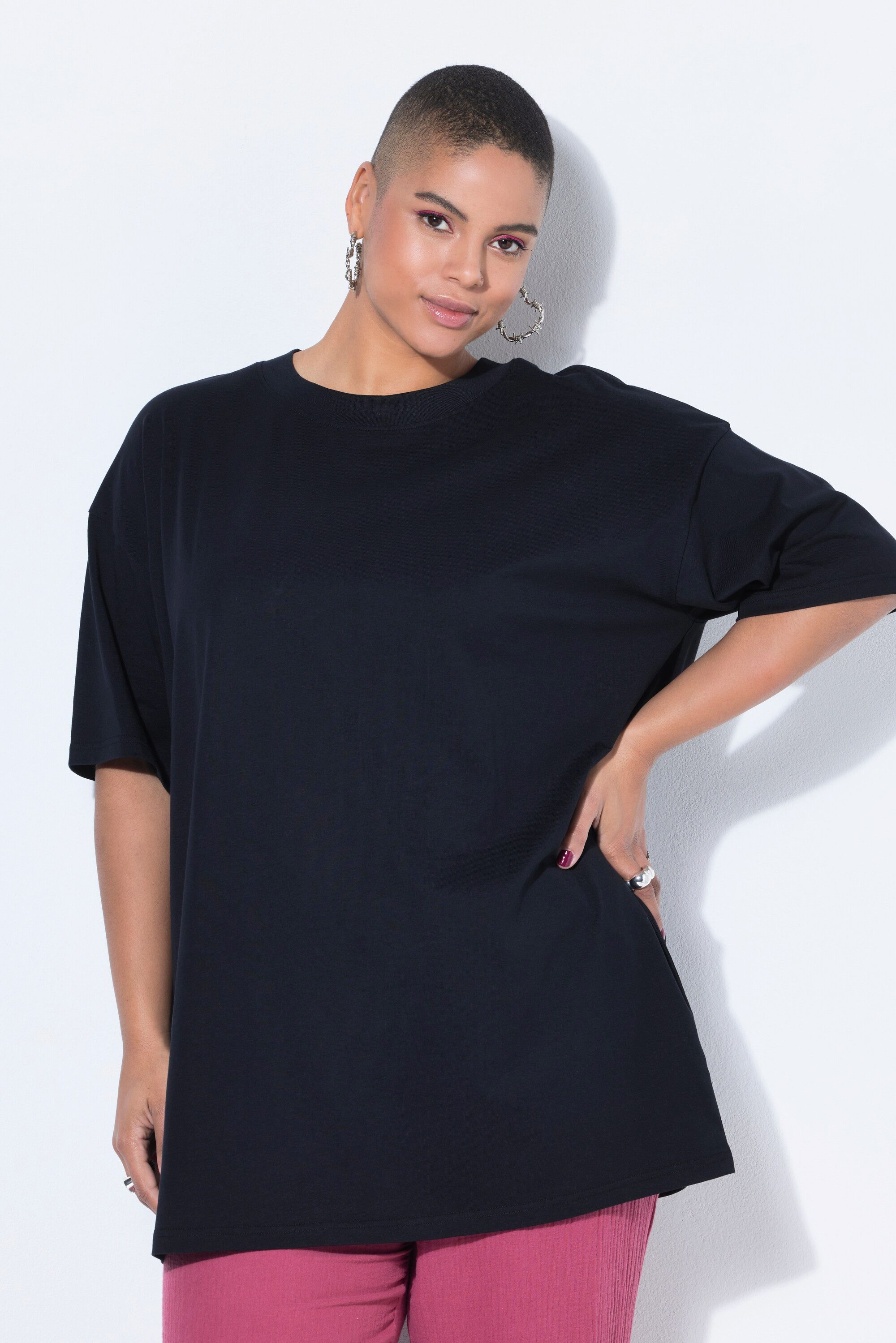 Studio Untold T-Shirt T-Shirt oversized Foto-Print mit Statement