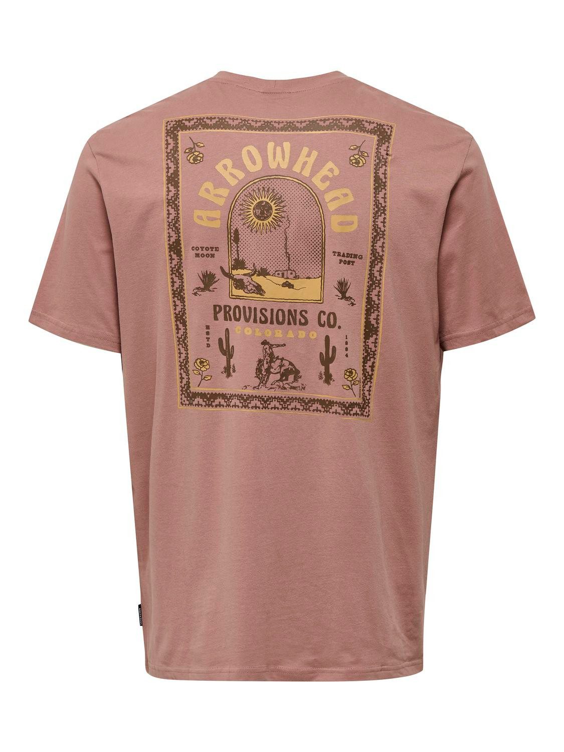 ONLY & SONS T-Shirt 2er-Set Rundhals Kurzarm für Herren (1-tlg) ONSMANUEL LIFE REG SS DESERT TEE