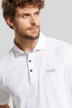 bugatti Poloshirt mit gummierten Druckknöpfen