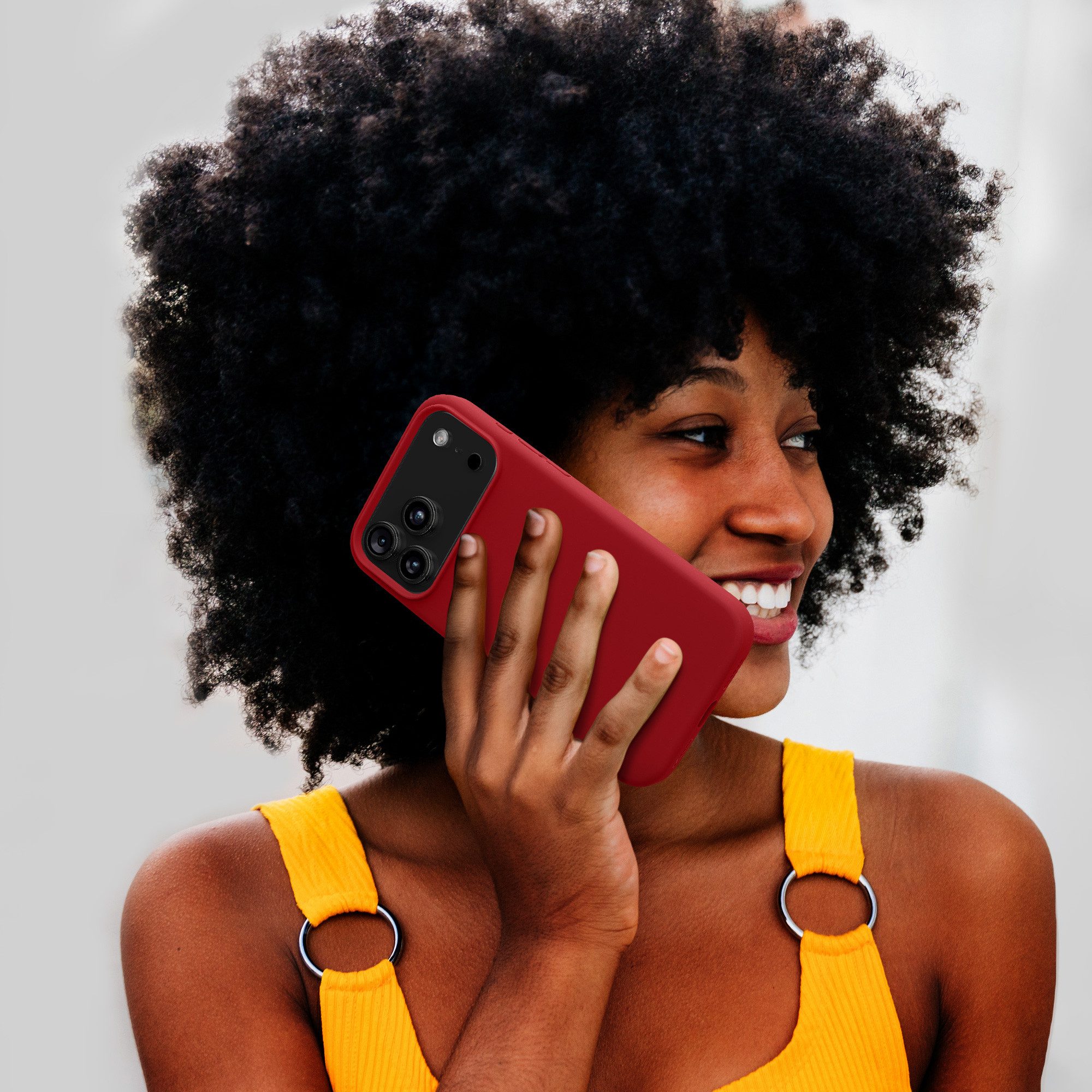 kwmobile Smartphone-Hülle Handyhülle für Apple iPhone 18 Pro Max / iPhone 17 Pro Max Hülle, Weiches Handy Silikon Case - Schutzhülle Cover – Bild 5 von 5
