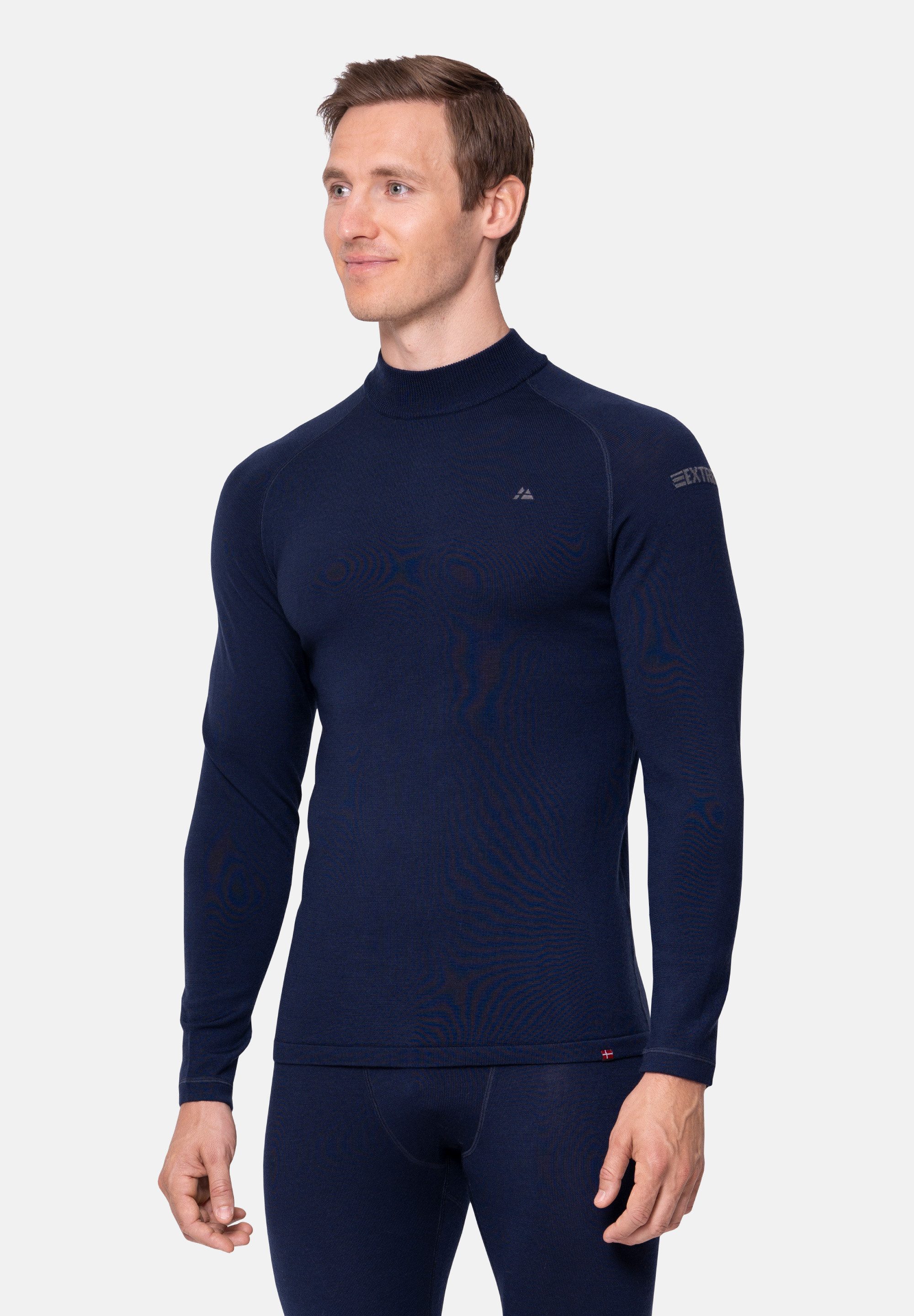 DANISH ENDURANCE Funktionsshirt Extreme Baselayer Merinounterwäsche-Set, Langarm Shirt & Hose, ohne kratzendes Etikett