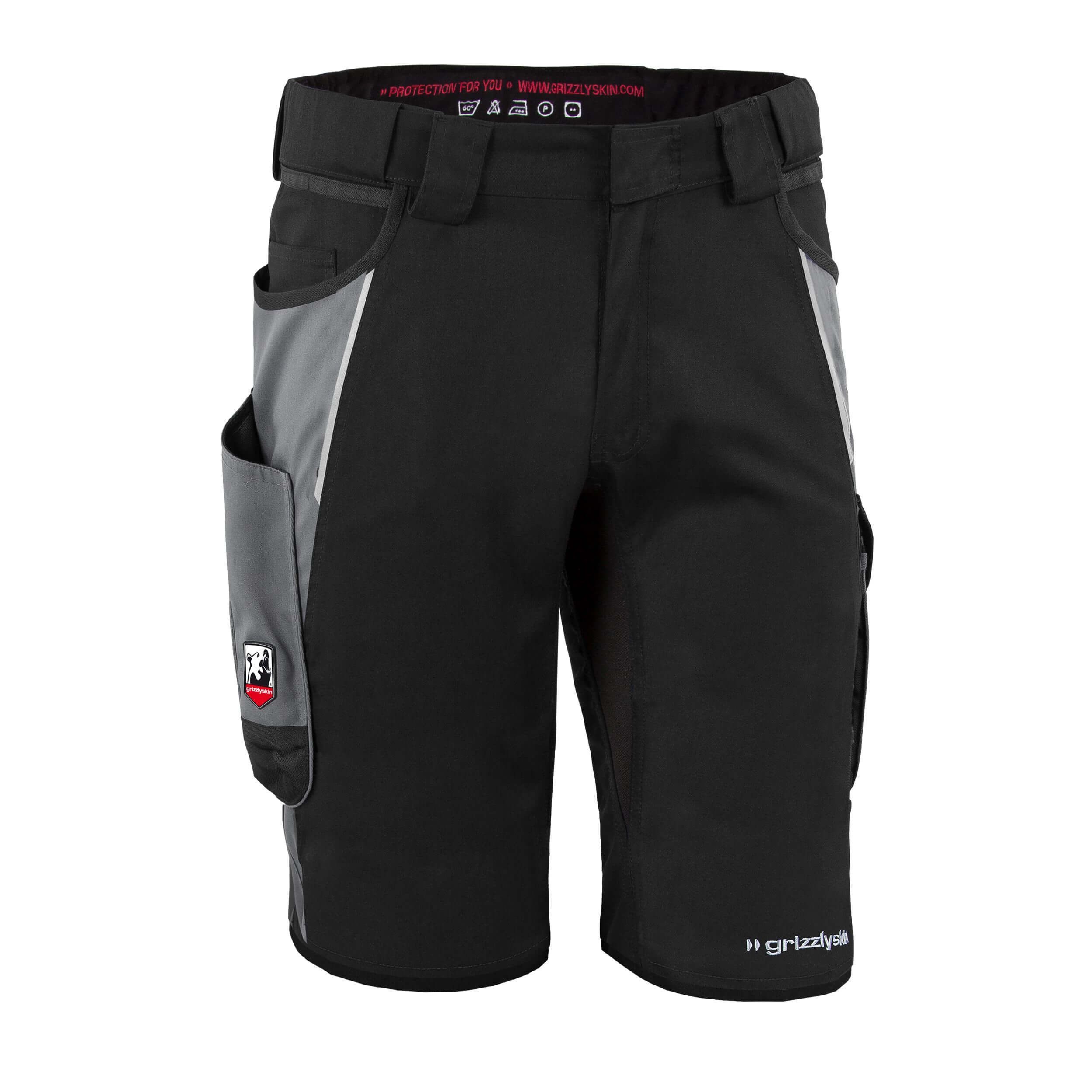 Qualitex Workwear Arbeitsshorts Shorts "IRON" schwarz/grau, günstig online kaufen