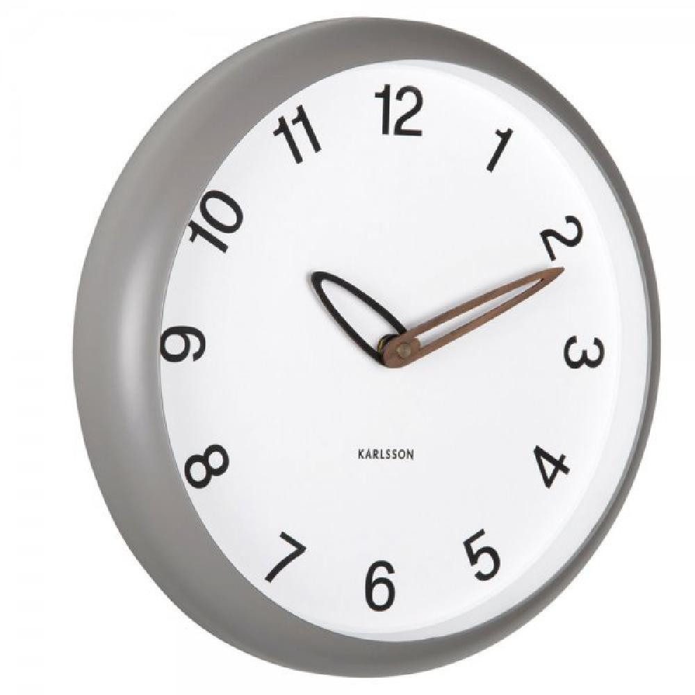 Karlsson Uhr Wanduhr Bella Dark Grey
