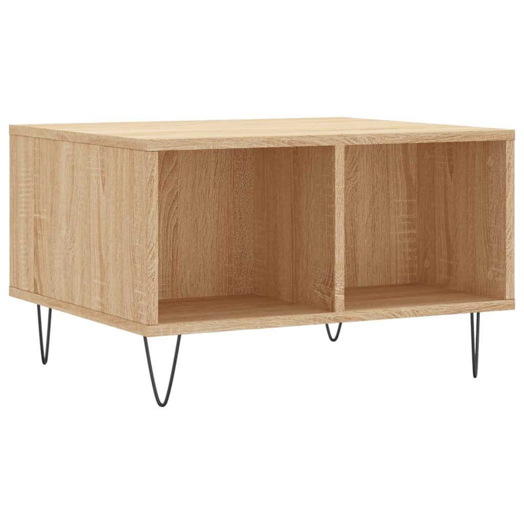 cm vidaXL (1-St) Holzwerkstoff 60x50x36,5 Eiche Sonoma-Eiche Couchtisch Eiche Sonoma | Couchtisch Sonoma