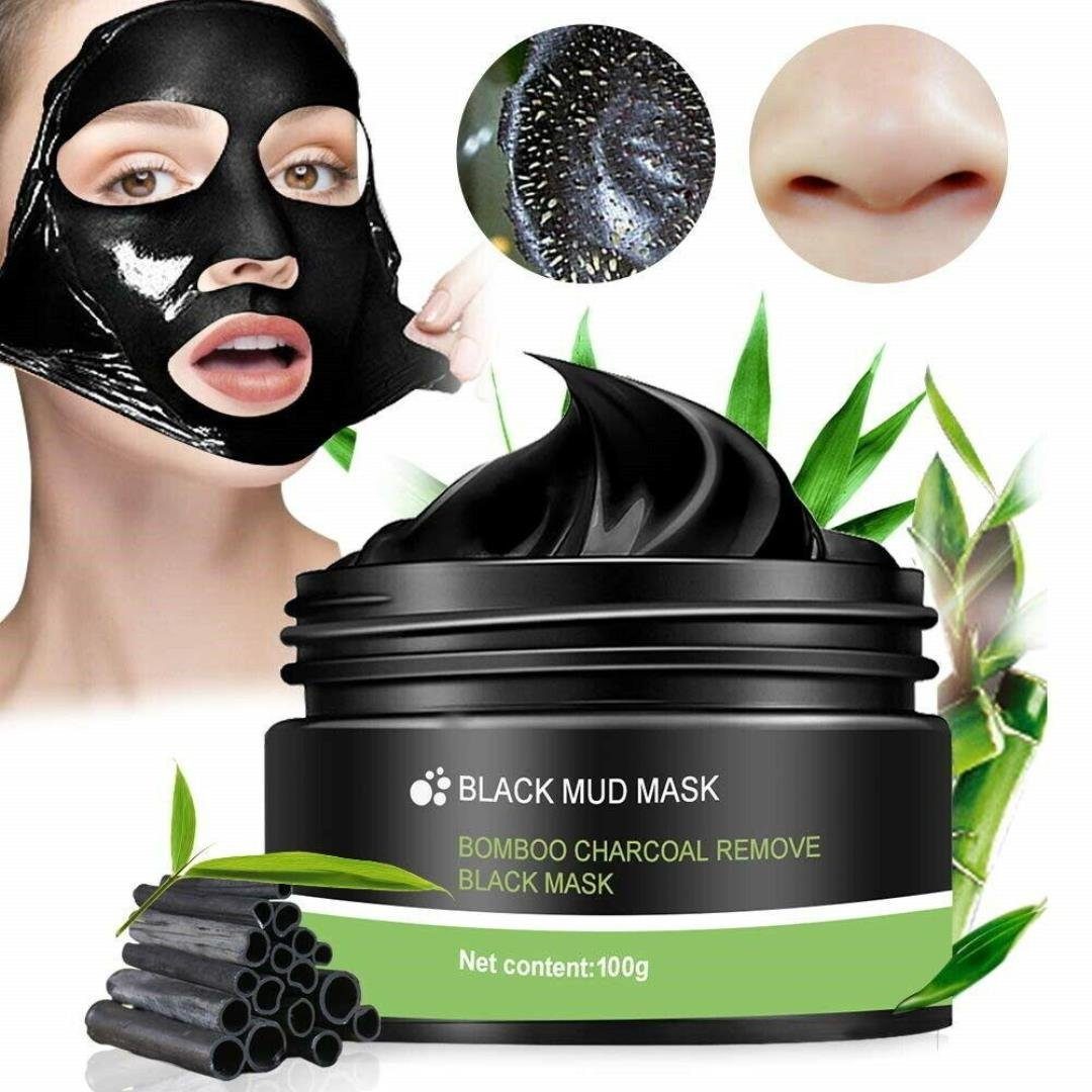 MAVURA Gesichts-Reinigungsmaske »Blackhead Remover Mask schwarze Maske  Bambus Gesichtsmaske Anti Pickel Mitesser Gesichts Peel Off Peeling  Aktivkohle Maske (100g/14,89)« online kaufen | OTTO